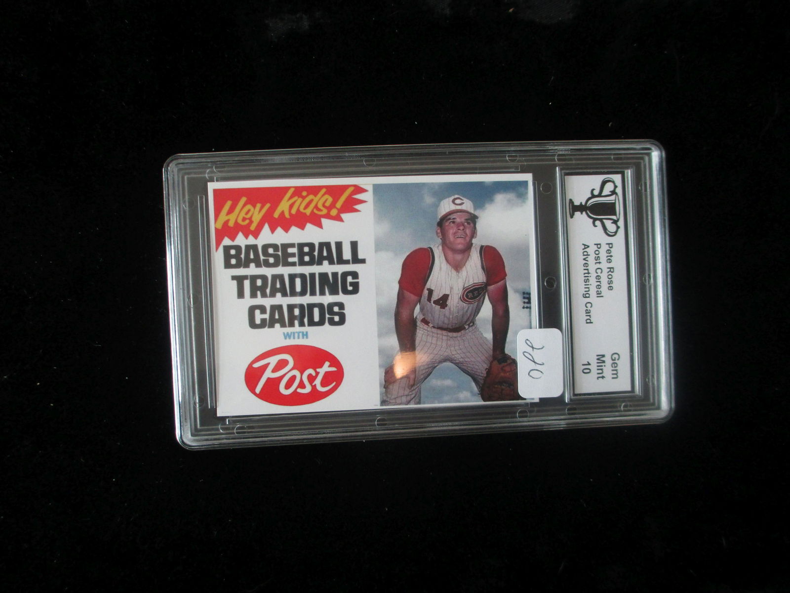 trophy graded post cereal pete rose mint 10 (1 of 1)