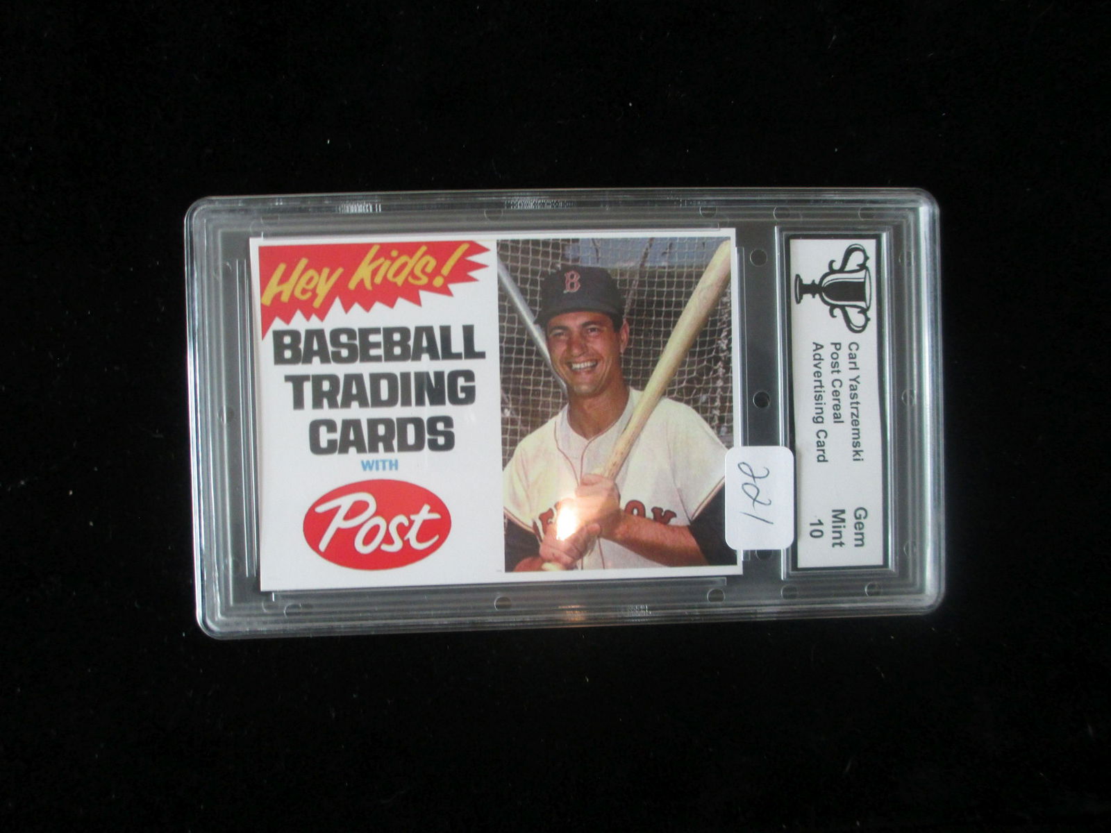 trophy graded post cereal carl yastrzemski mint 10 (1 of 1)