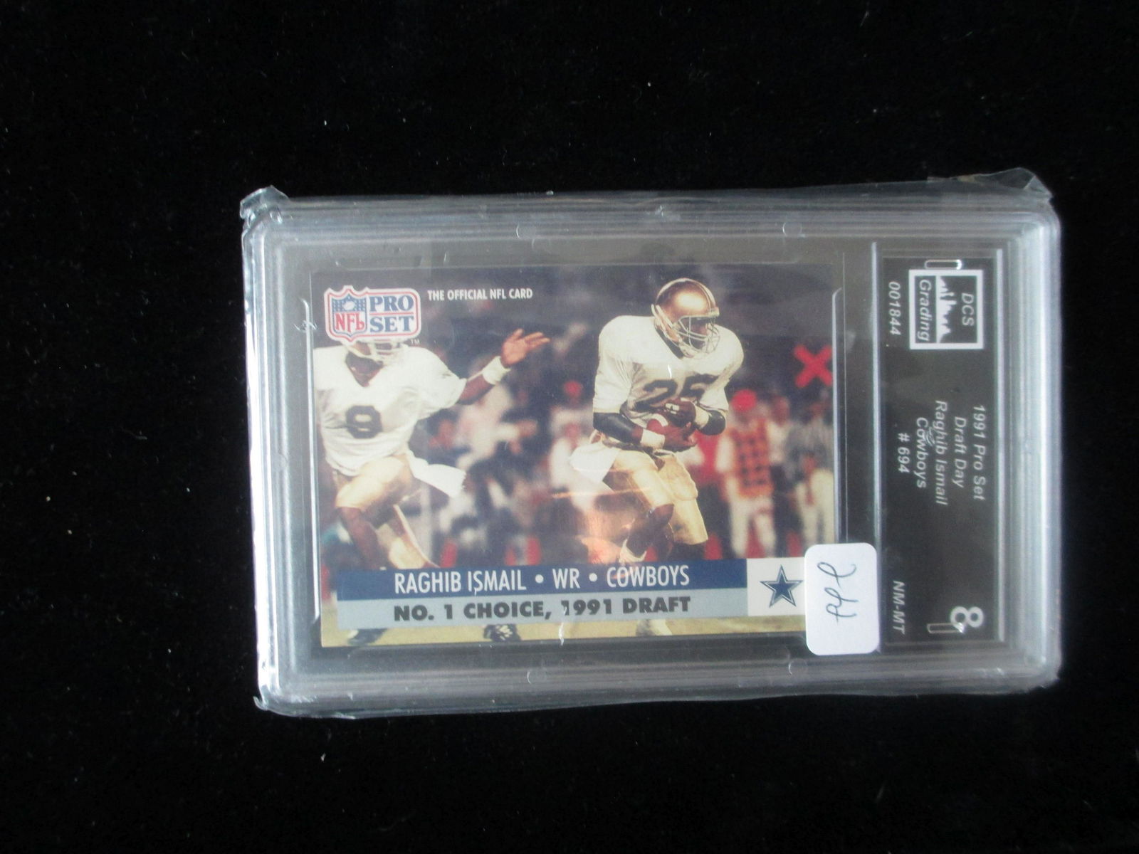 dcs graded raghib ismail error card mint 8 (1 of 1)