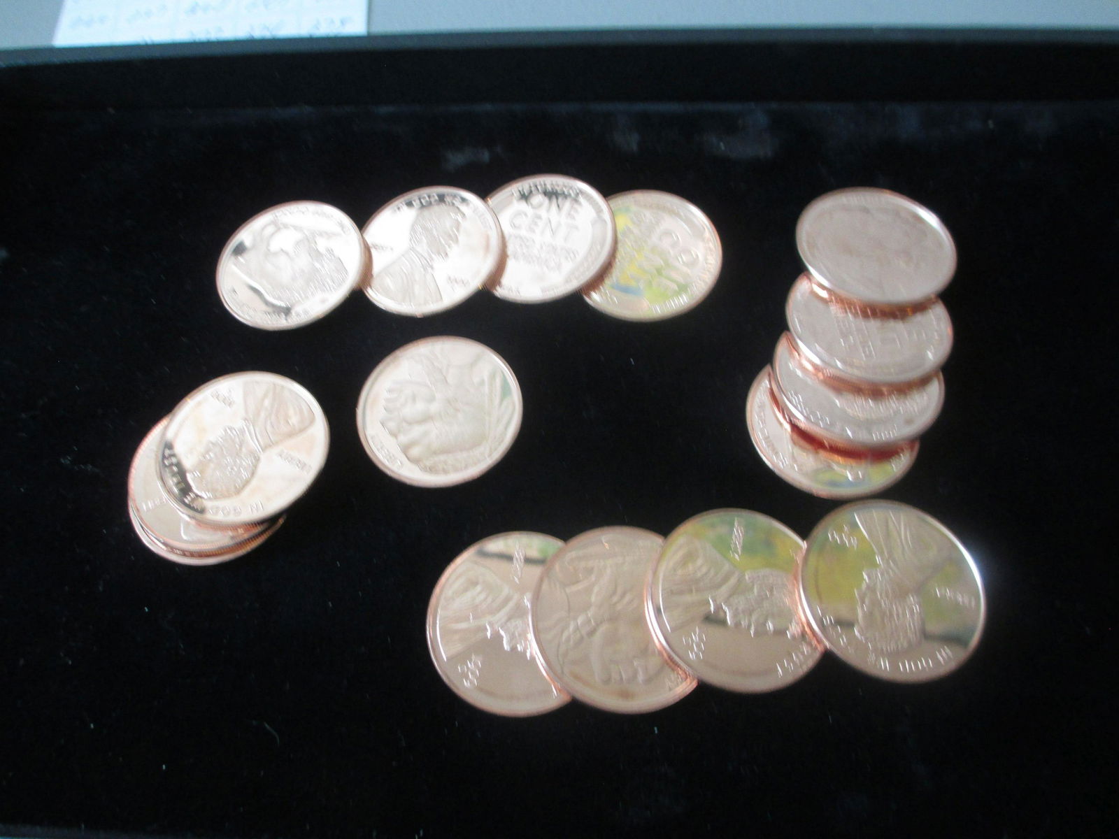 lot of 16 .999 one ounce copper rounds (1 of 1)