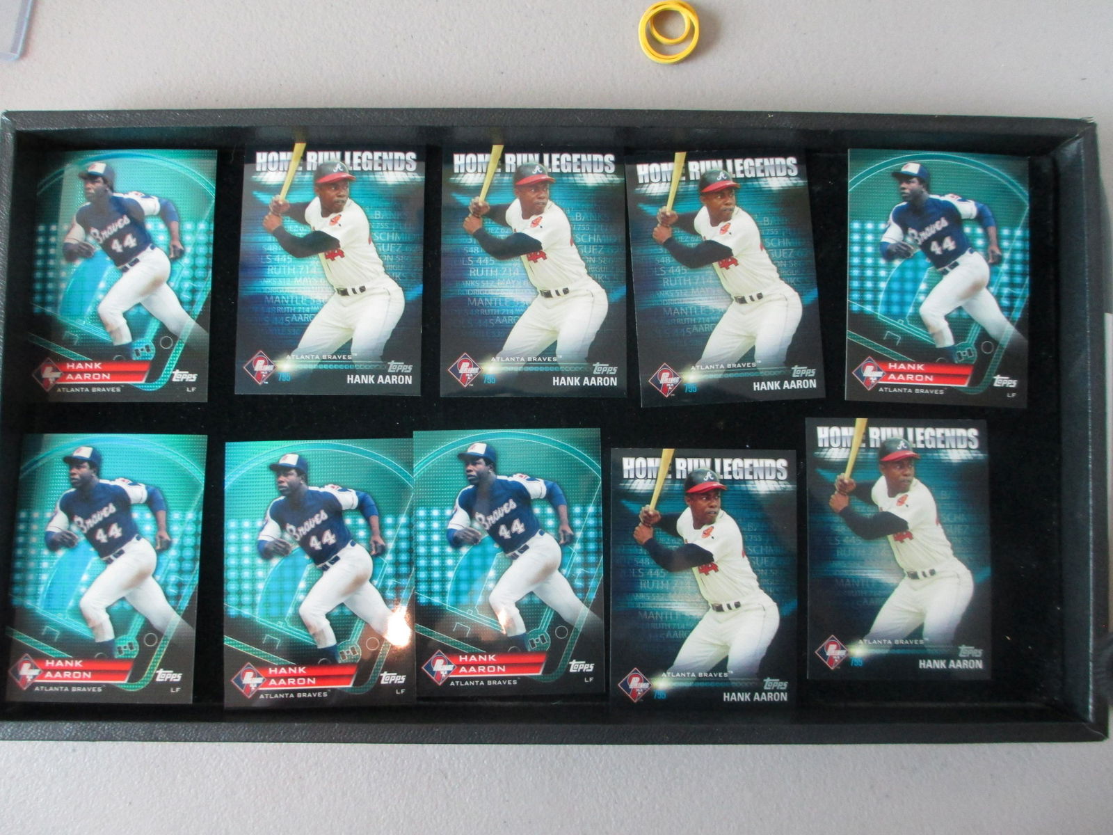 lot of 10 hank aaron insert cards (1 of 1)