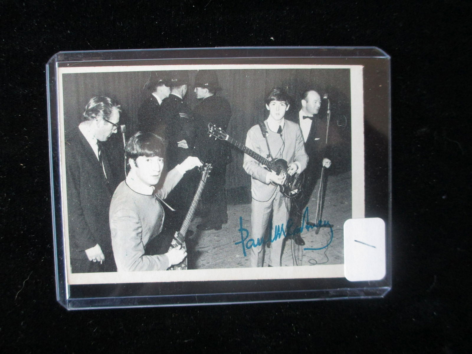 1964 paul mccartney signed card no coa (1 of 1)