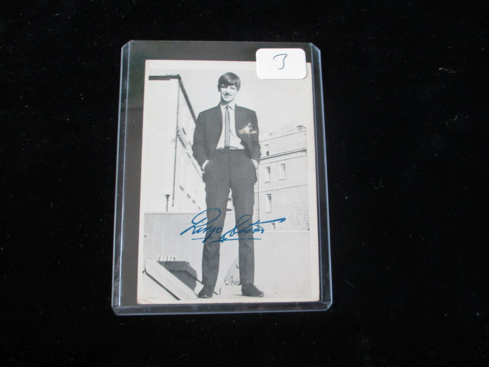 1964 ringo starr signed card no coa (1 of 1)