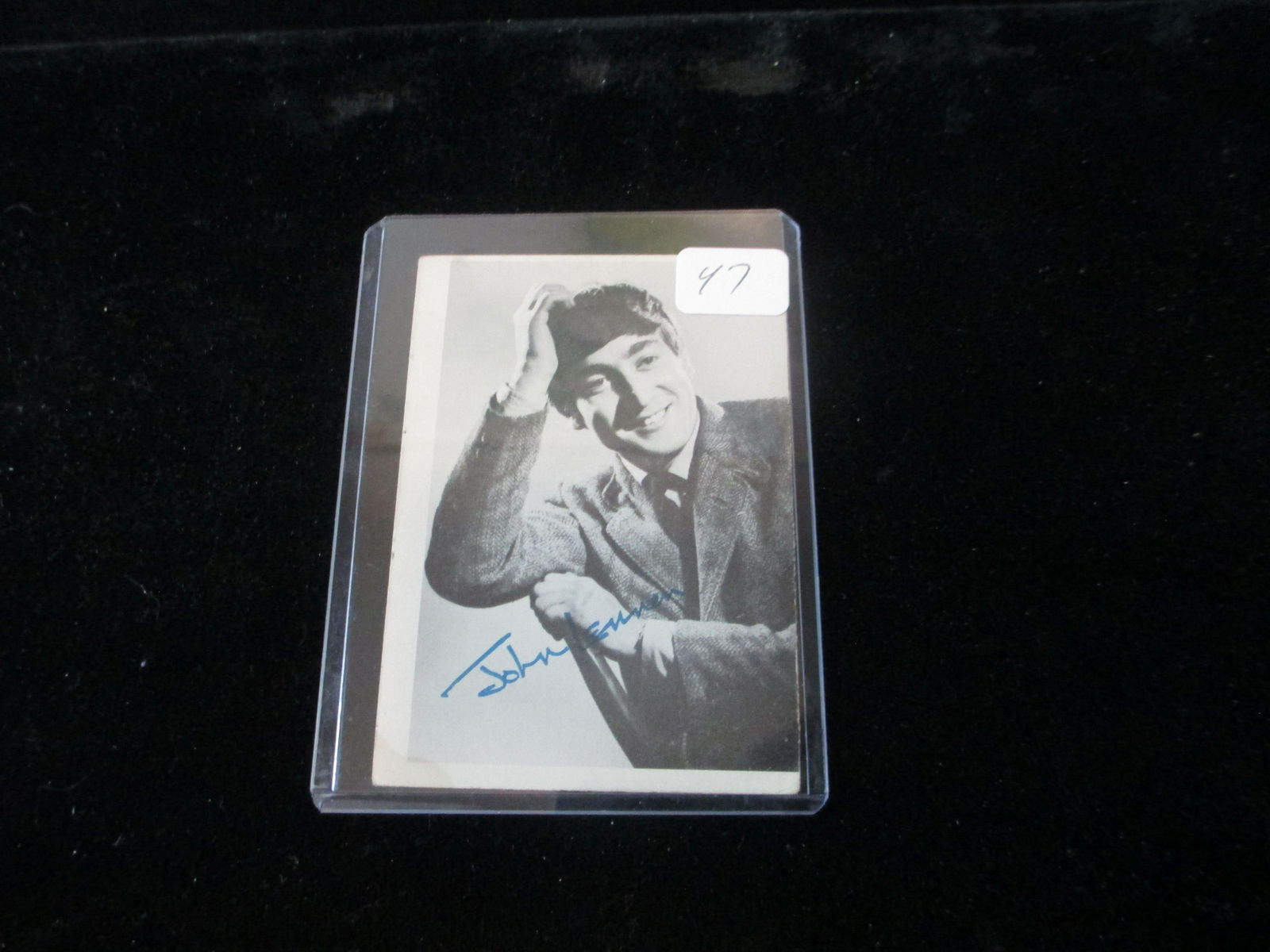 the beatles signed card john lennon no coa (1 of 1)