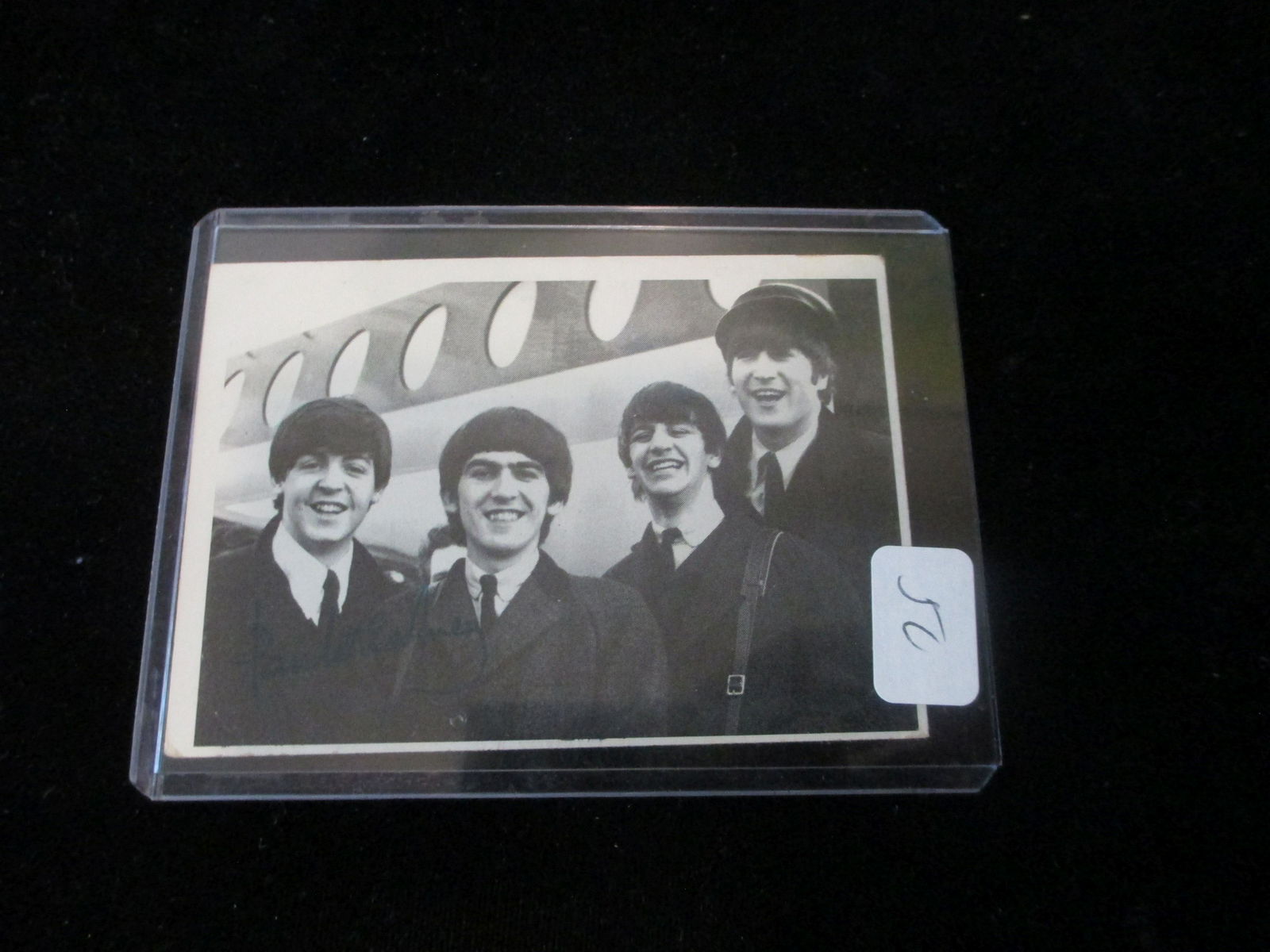 the beatles signed card paul mccartney no coa (1 of 1)
