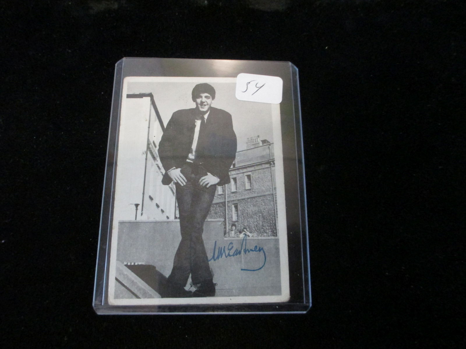 the beatles signed card paul mccartney no coa (1 of 1)
