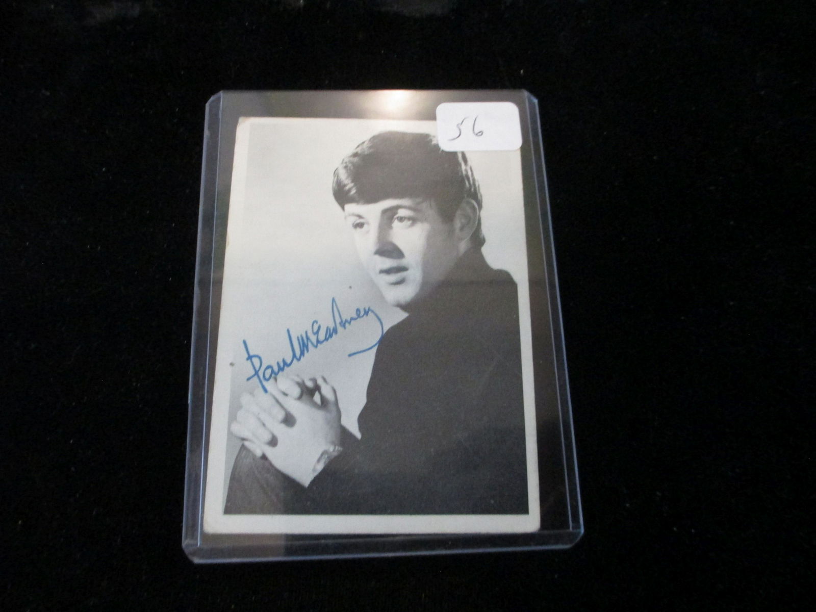 the beatles signed card paul mccartney no coa (1 of 1)