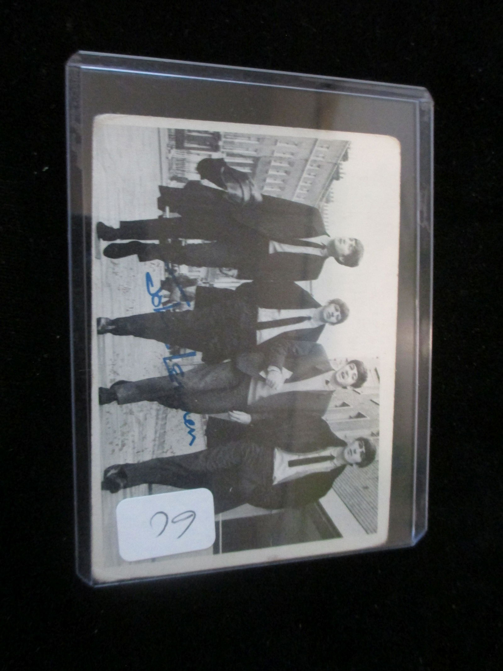 the beatles signed card john lennon no coa (1 of 1)
