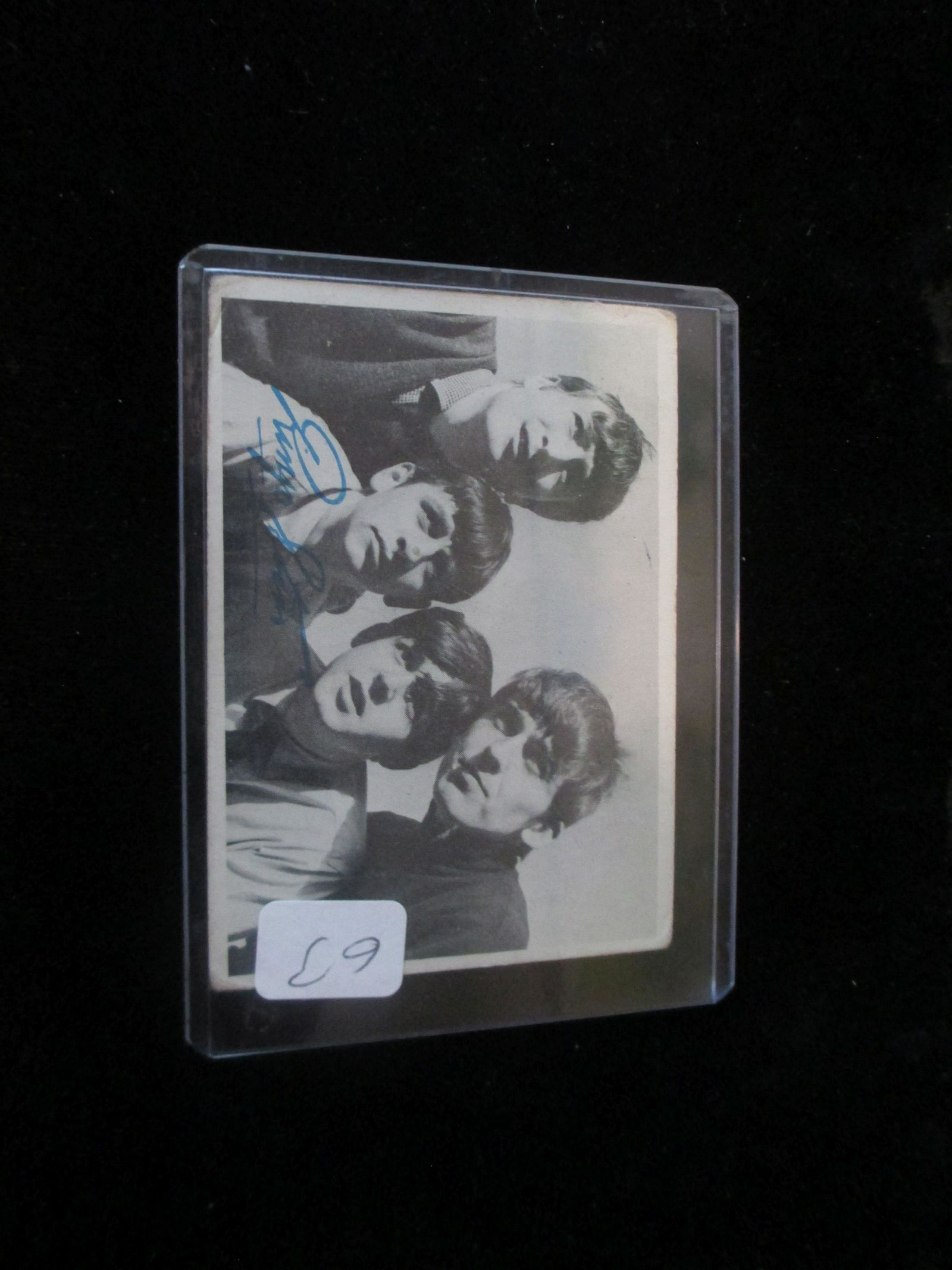 the beatles signed card ringo starr no coa (1 of 1)