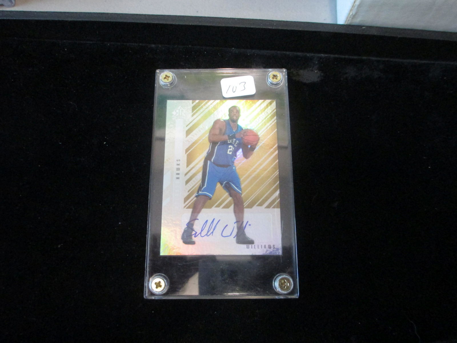 sheldon williams signature card numbered 39/50 (1 of 1)