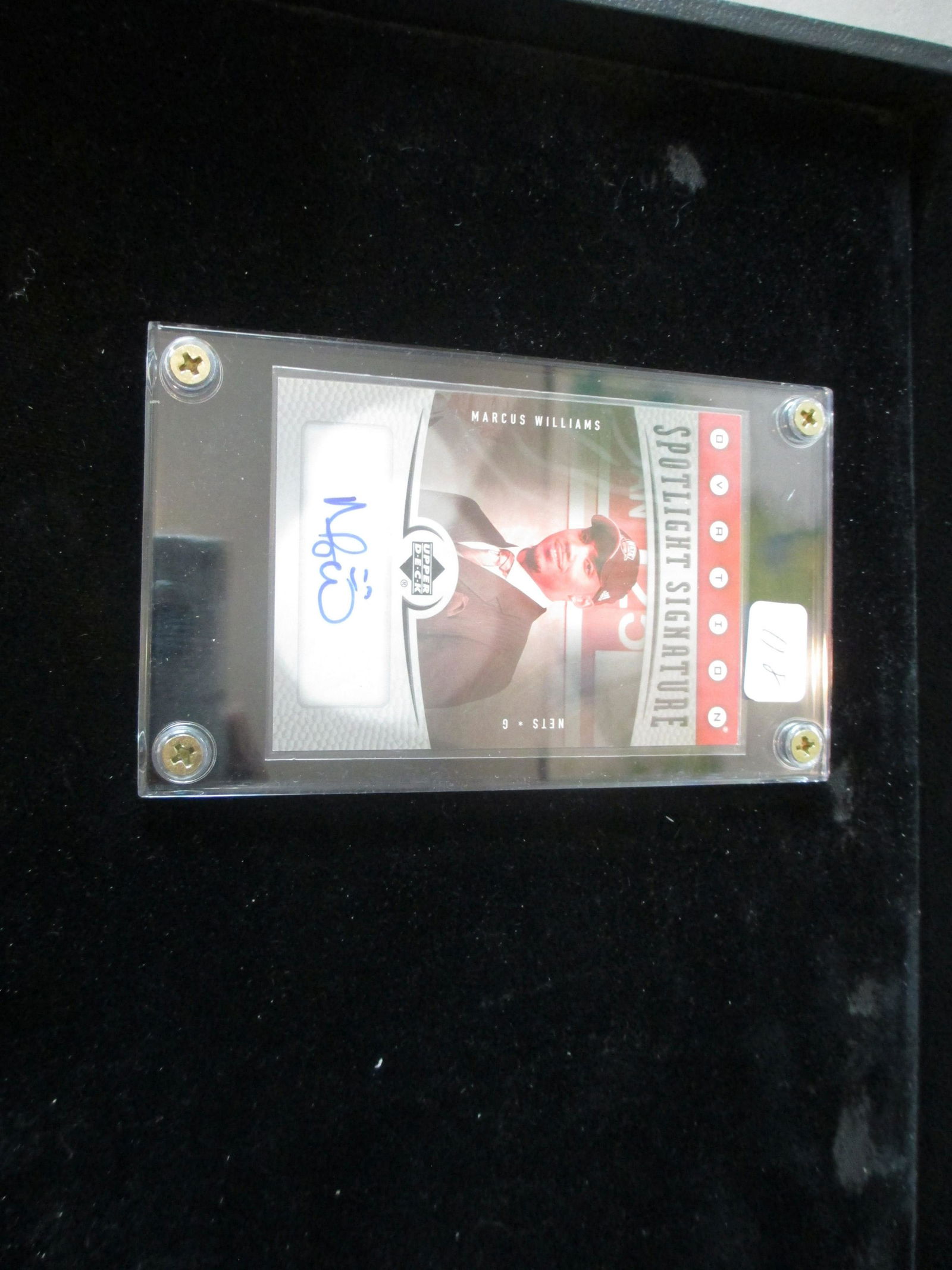 marcus williams signature card (1 of 1)