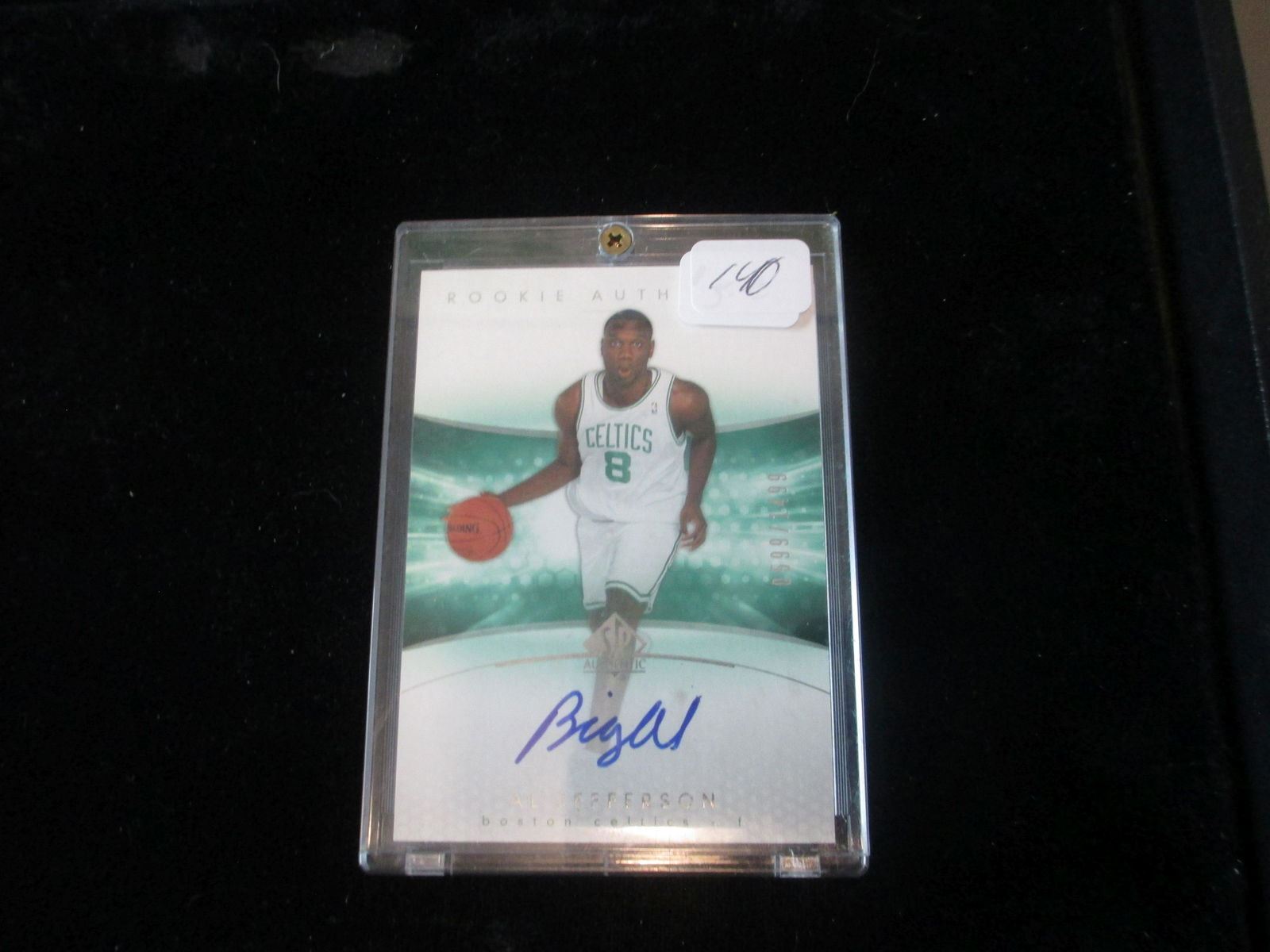 al jefferson signature card numbered 0599/1499 (1 of 1)