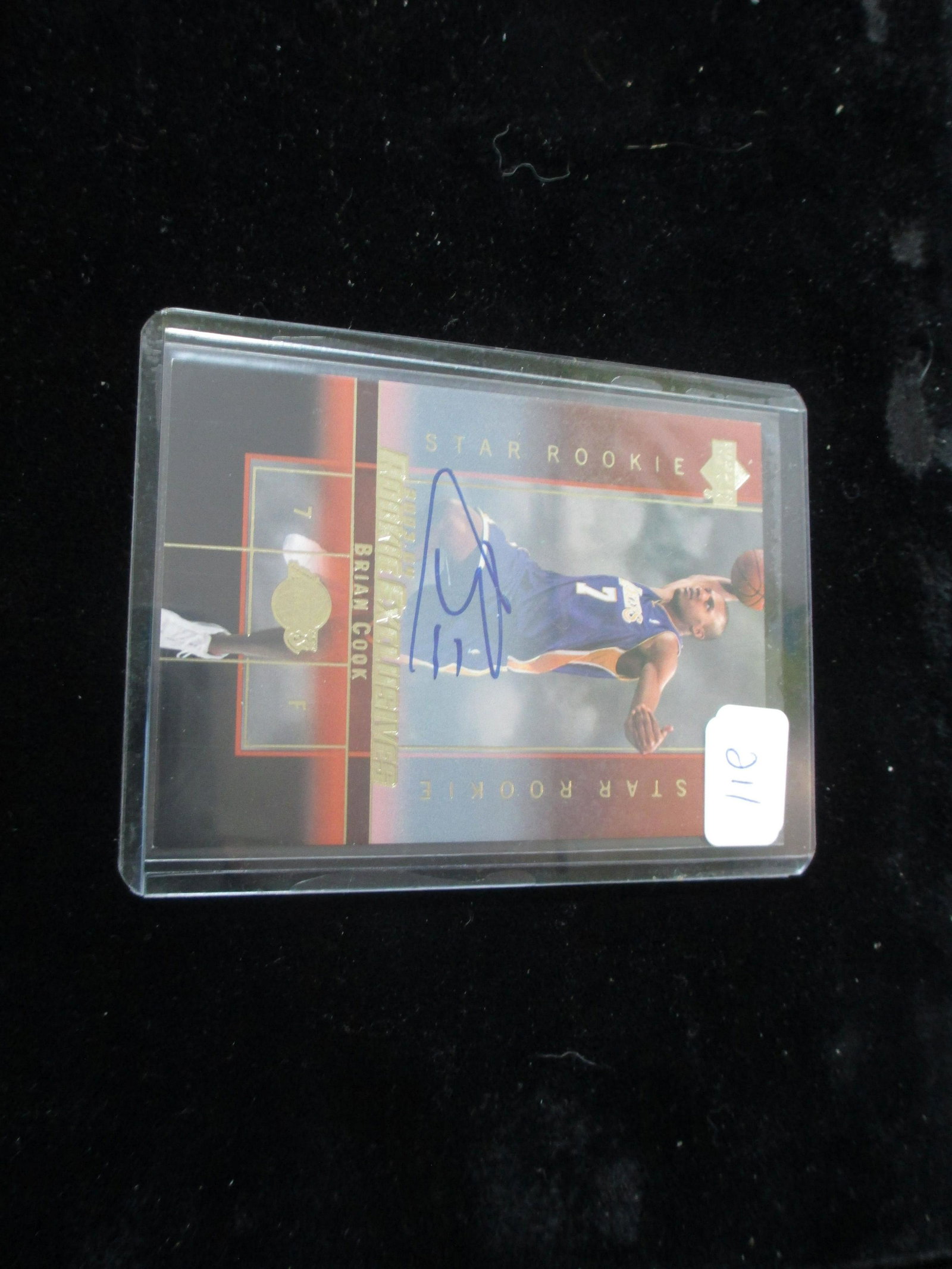 brian cox signature card: in top loader