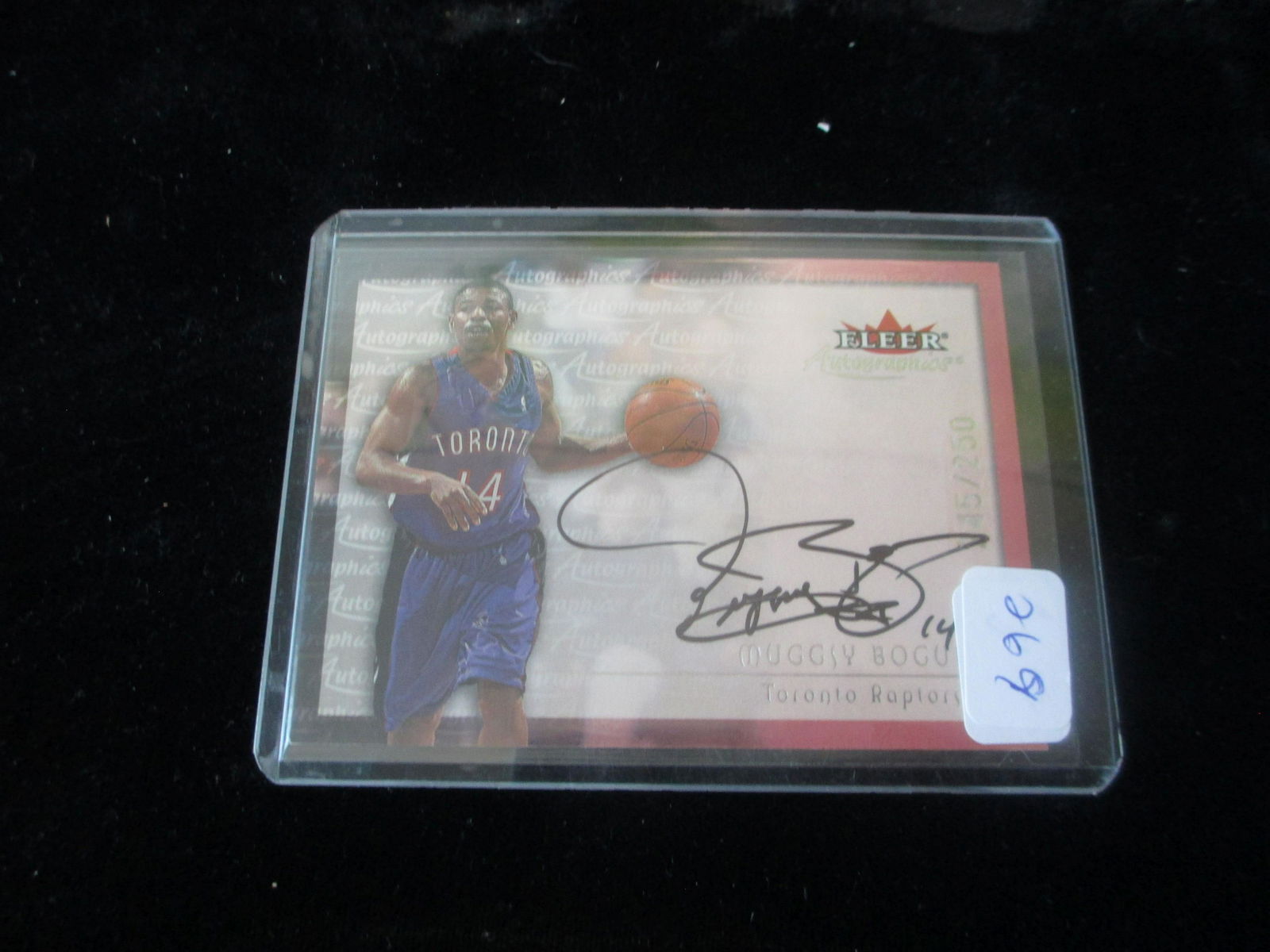 signature basketball card mugsgsy bogues and numbered (1 of 1)
