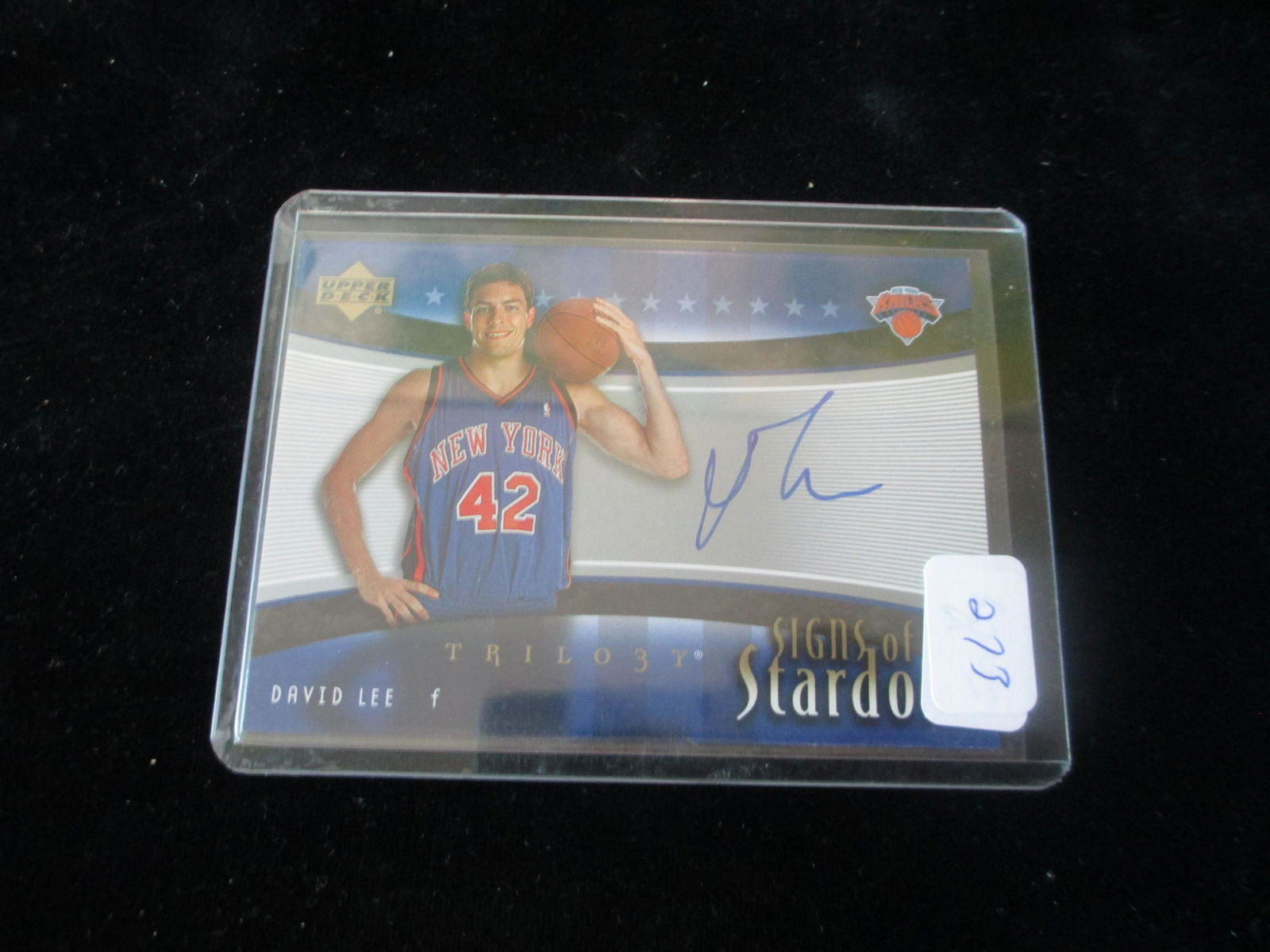 signature basketball card david lee (1 of 1)