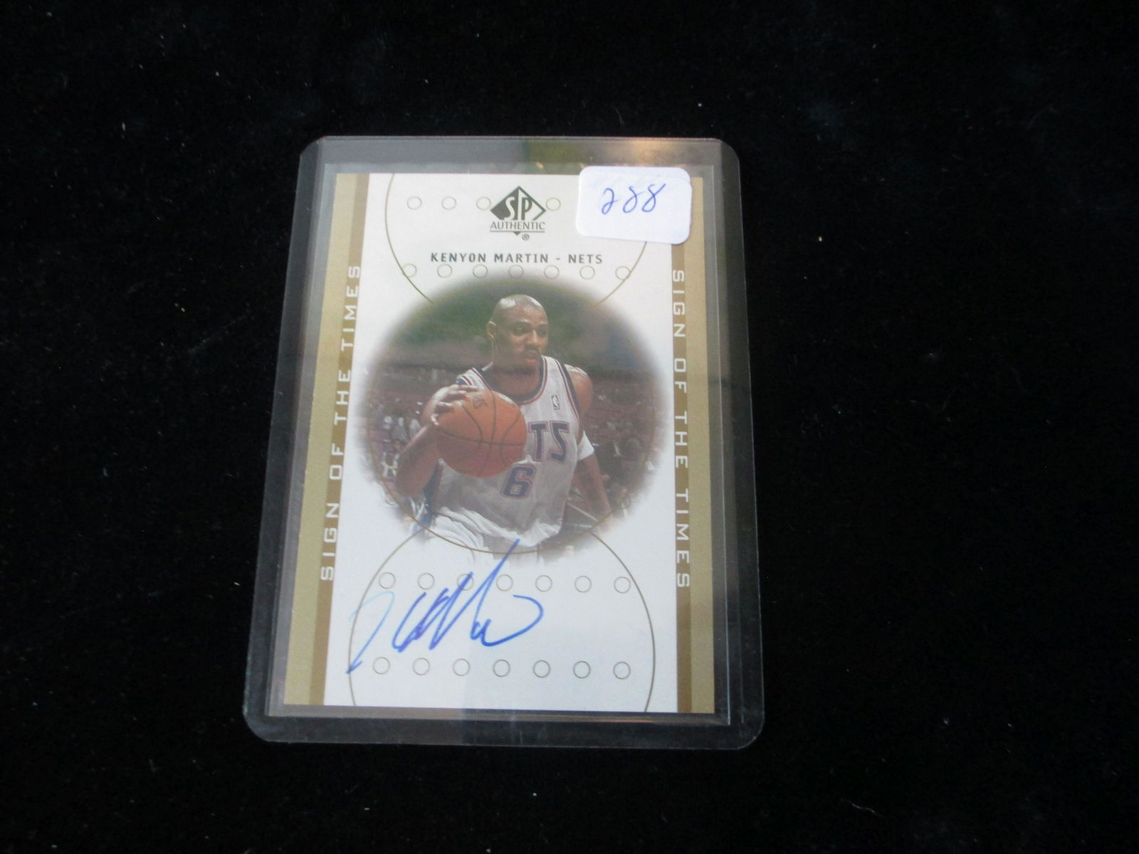 signature basketball card kenyon martin (1 of 1)