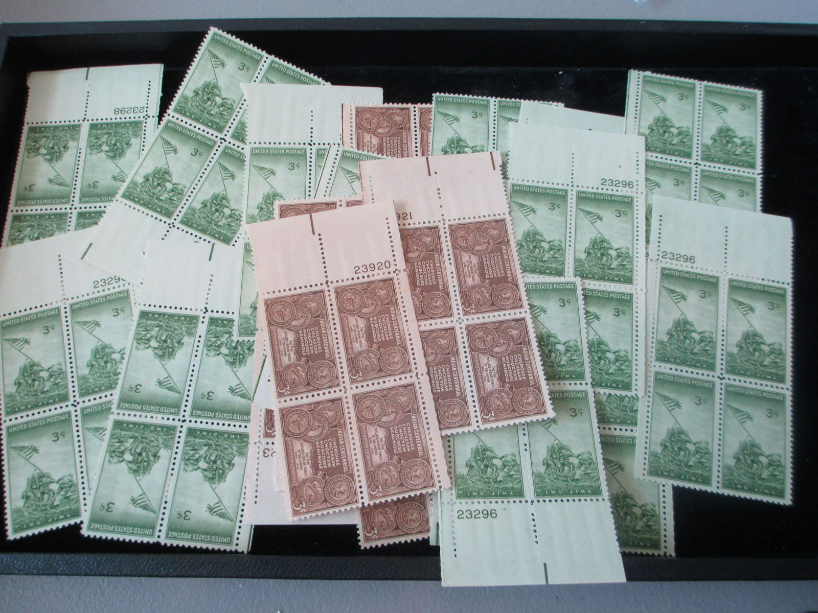 lot of 20 mint stamp plate blocks (1 of 1)