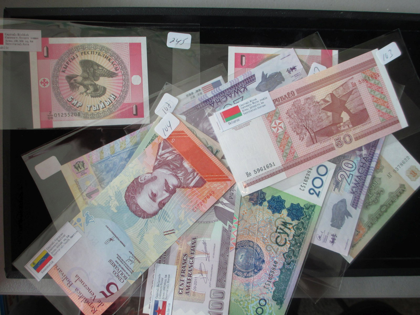 lot of 11 foreign notes: rare find
