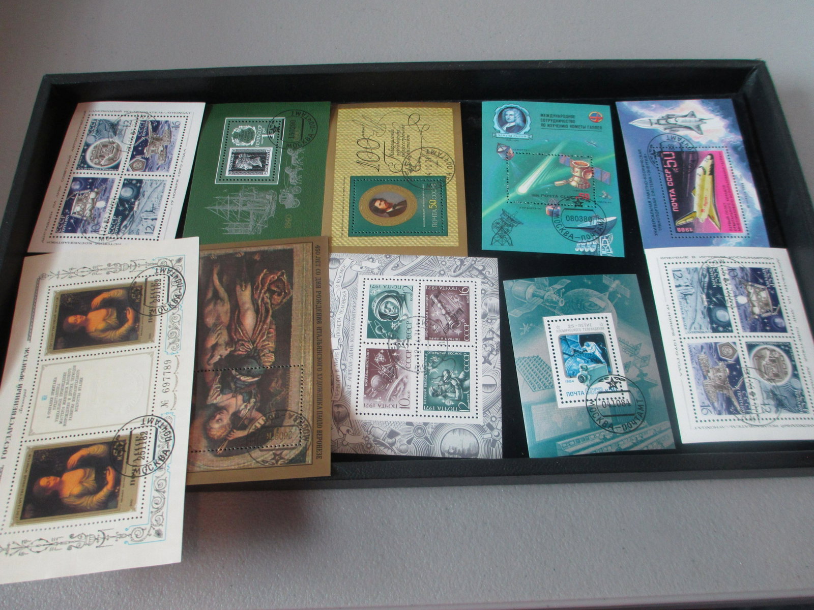 lot of 10 soviet union souvinir sheets: rare lot