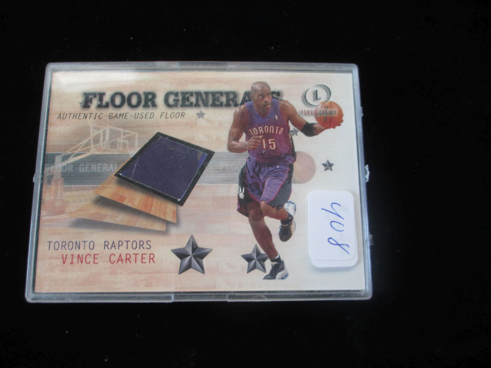 vince carter game used floor card 1 of 20 (1 of 1)