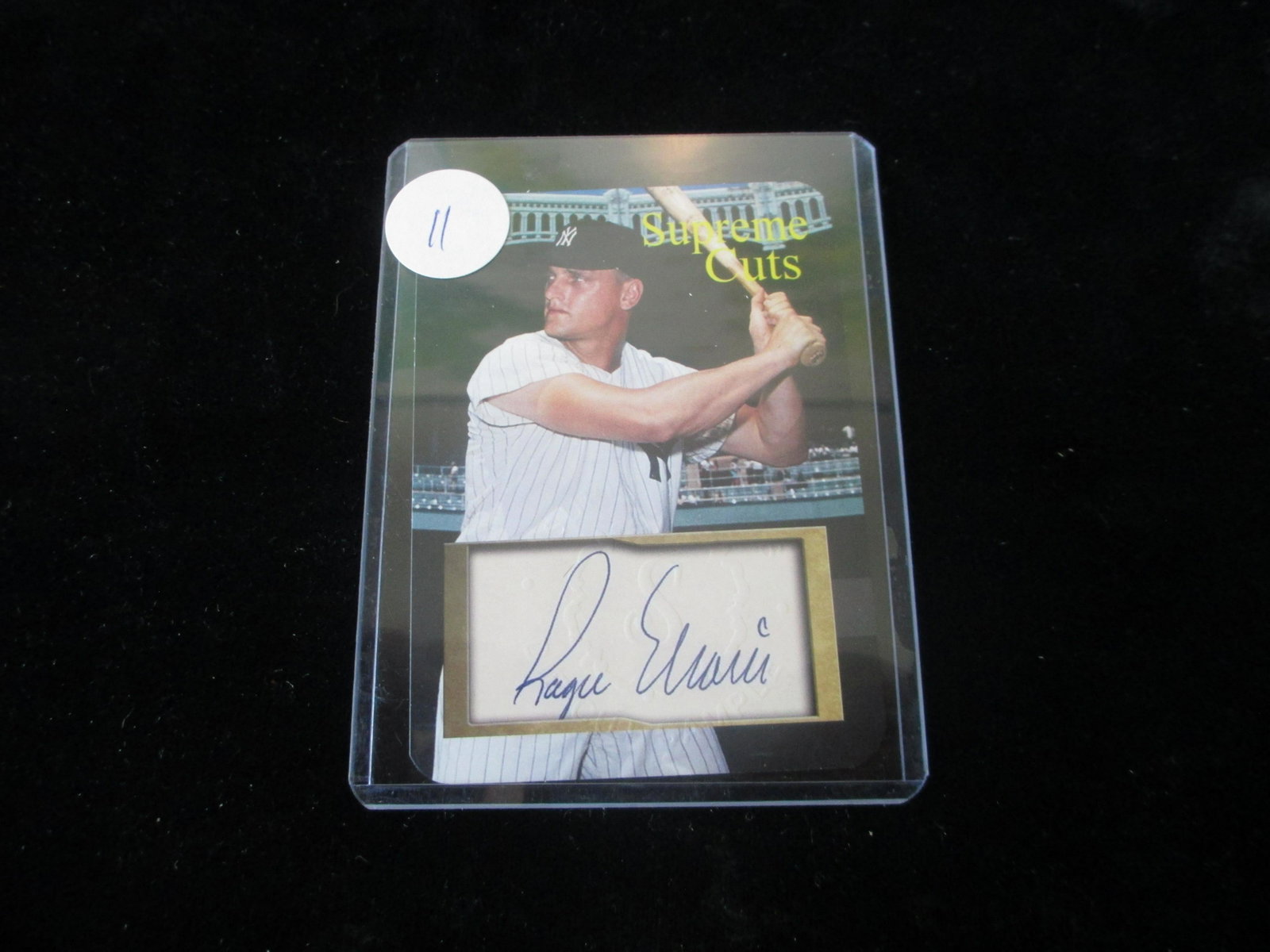 roger maris facsimile auto: yankees