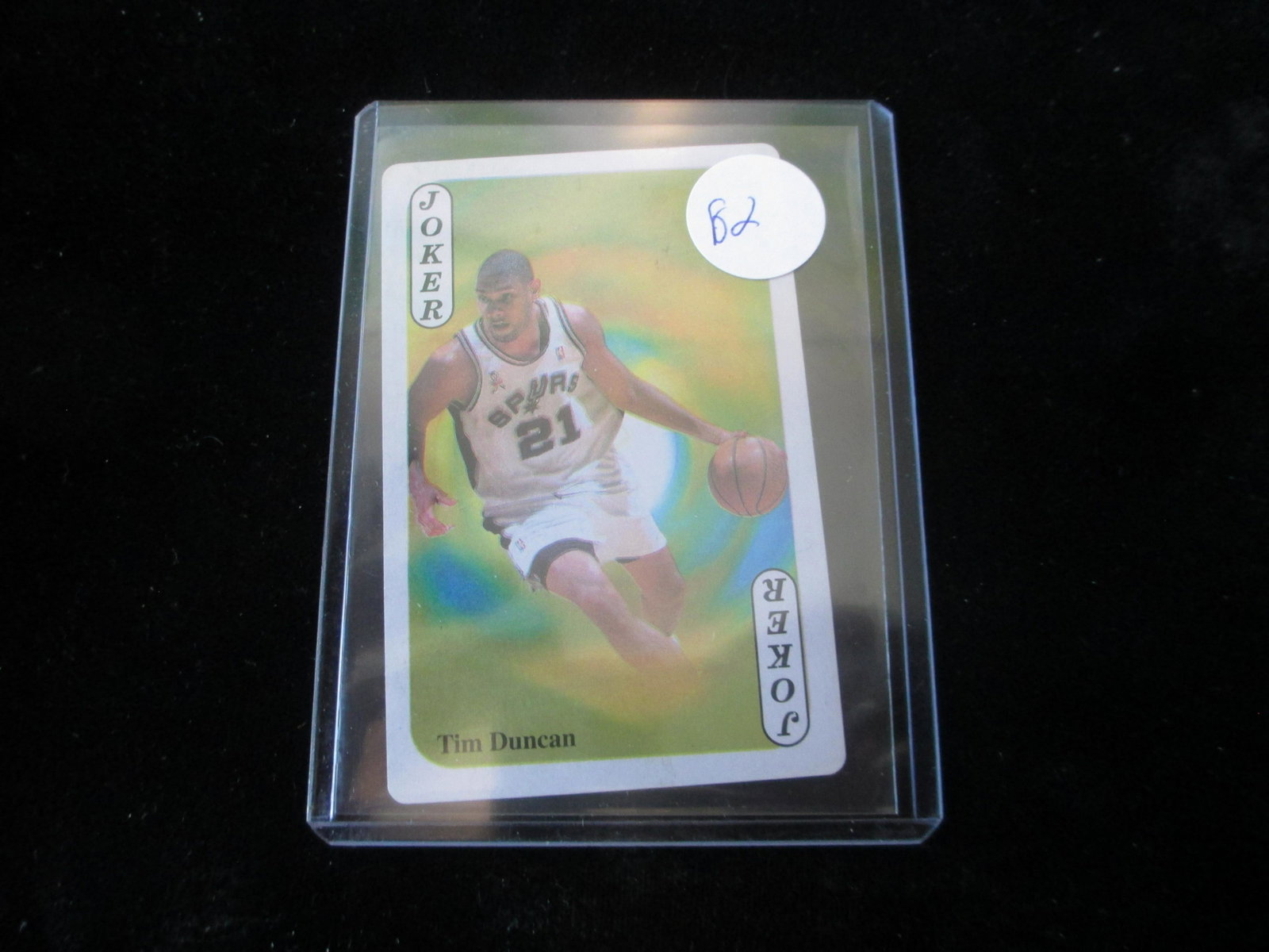 tim duncan: in top loader