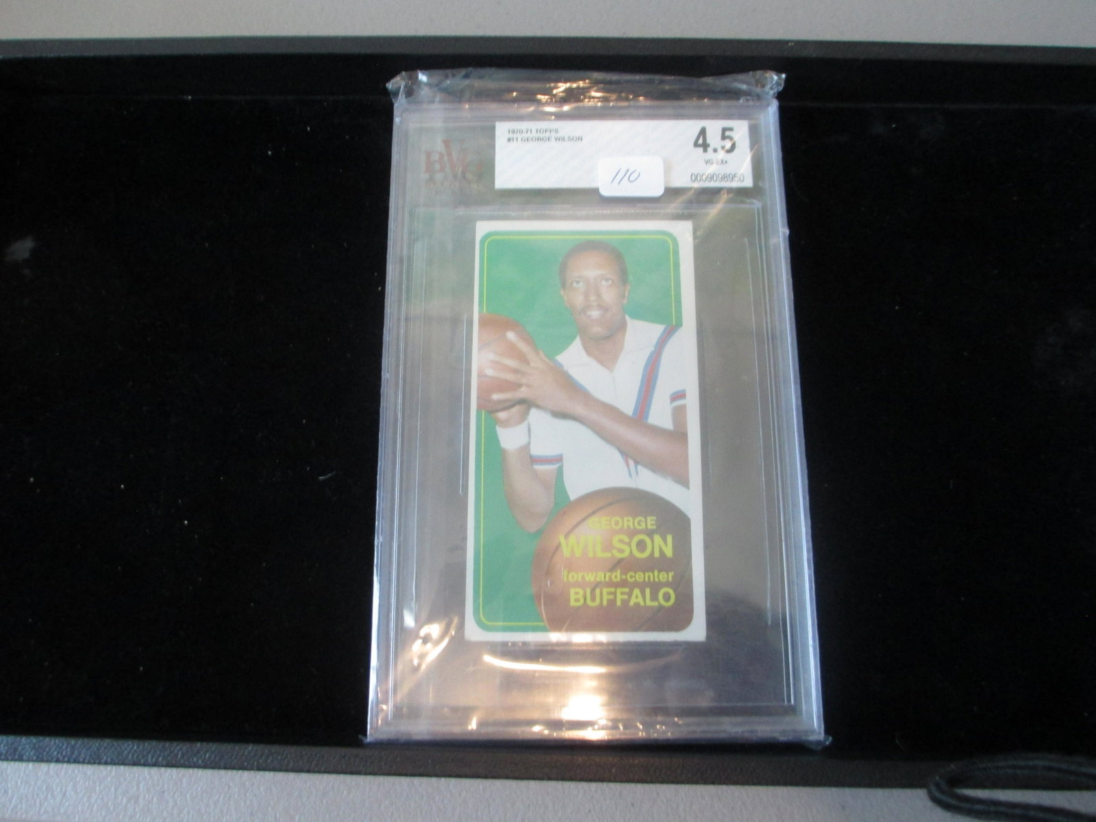 beckett graded 1970/1 george wilson mint 4.5: nice graded lot