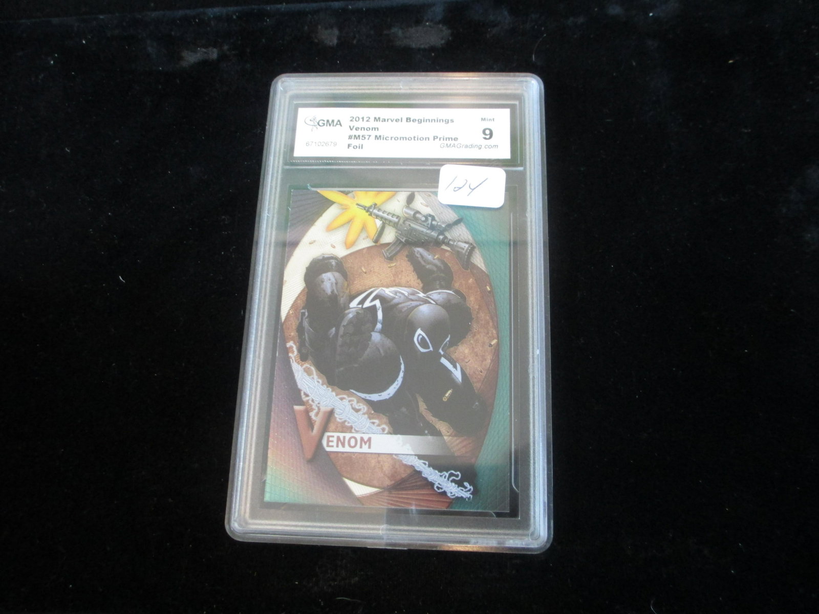 gma graded 2012 venom foil mint 9: nice graded lot