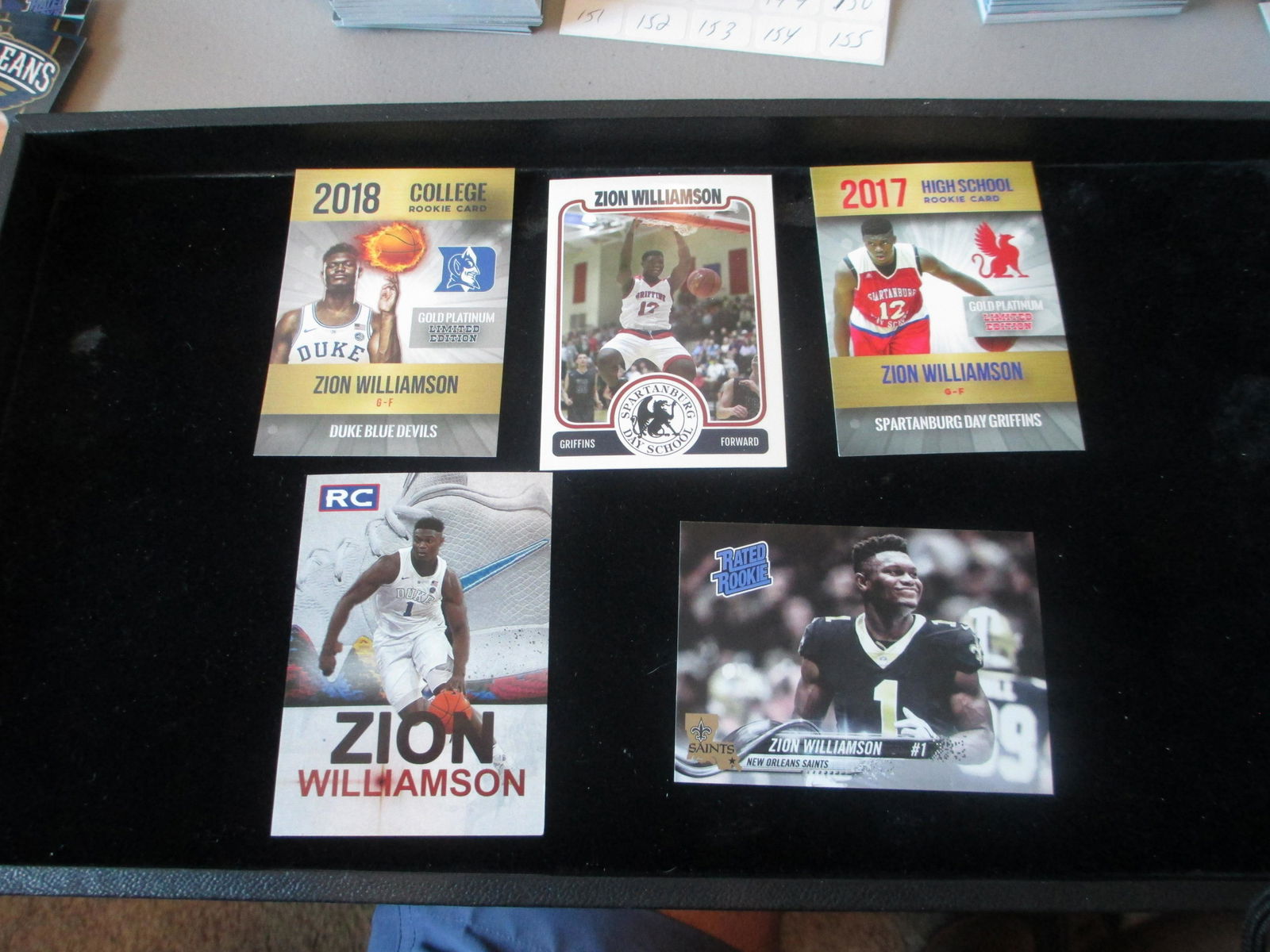 lot of  zion williamson cards (1 of 1)