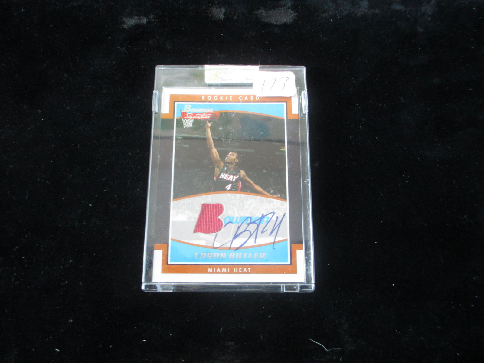 caron butler signed card and jersey rookie (1 of 1)