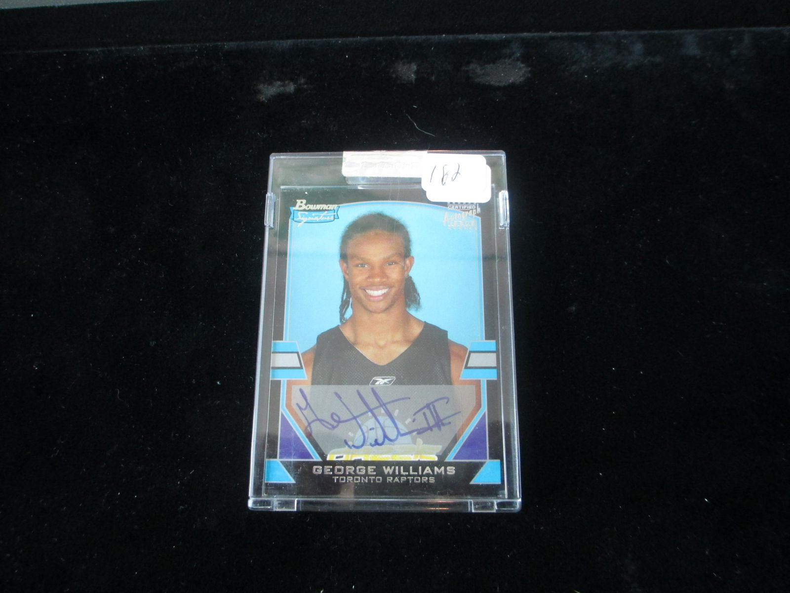 george williams signed card numbered 1094/1250 (1 of 1)