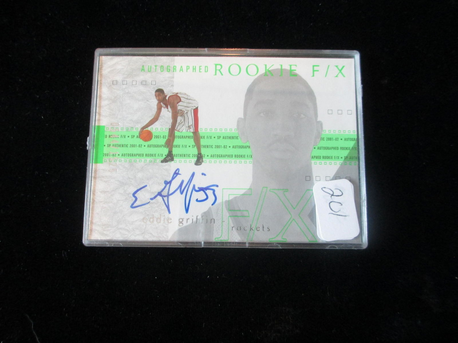 eddie griffen signed card 0544/1525 (1 of 1)
