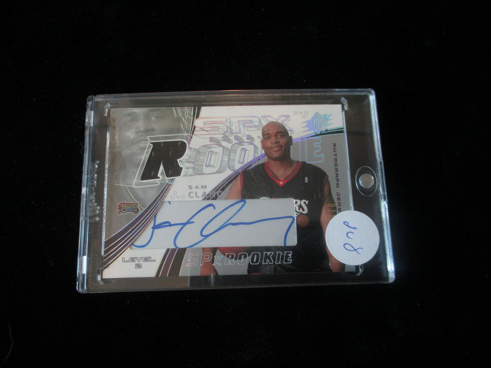 sam clancy signature and jersey card numbered 0113/1999 (1 of 1)