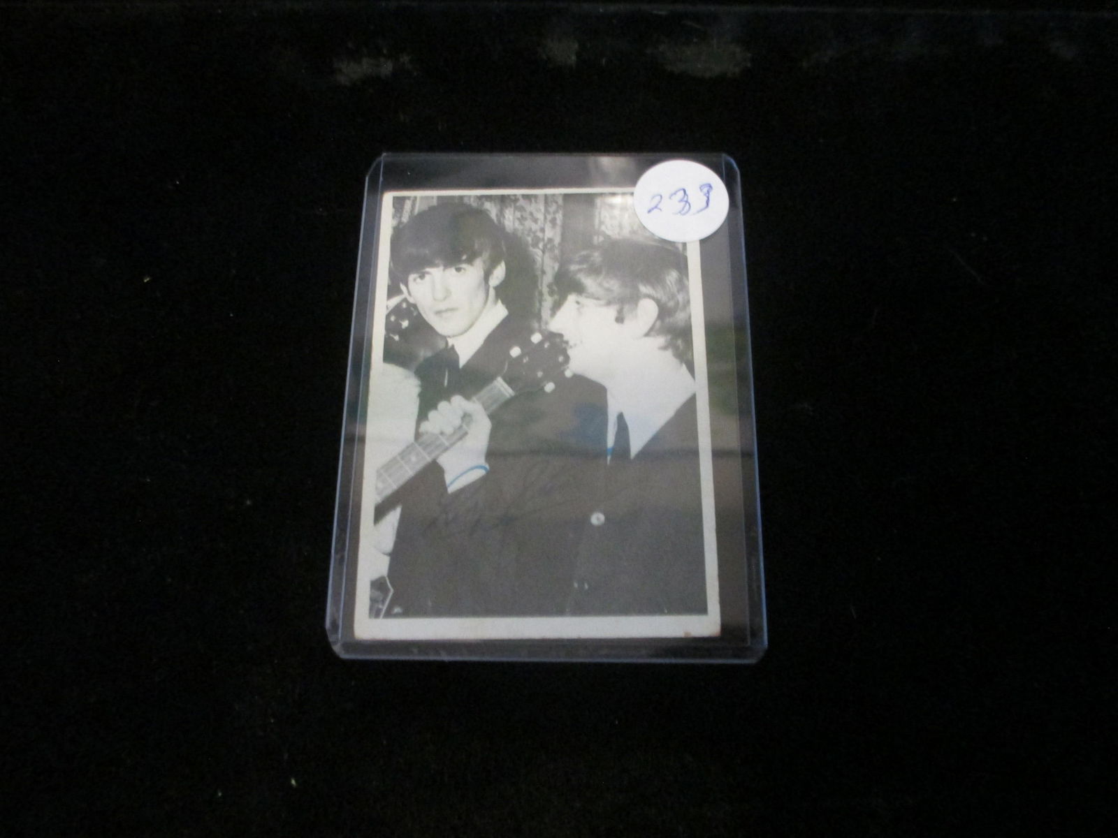 1964 signed beatles card no coa ringo starr (1 of 1)