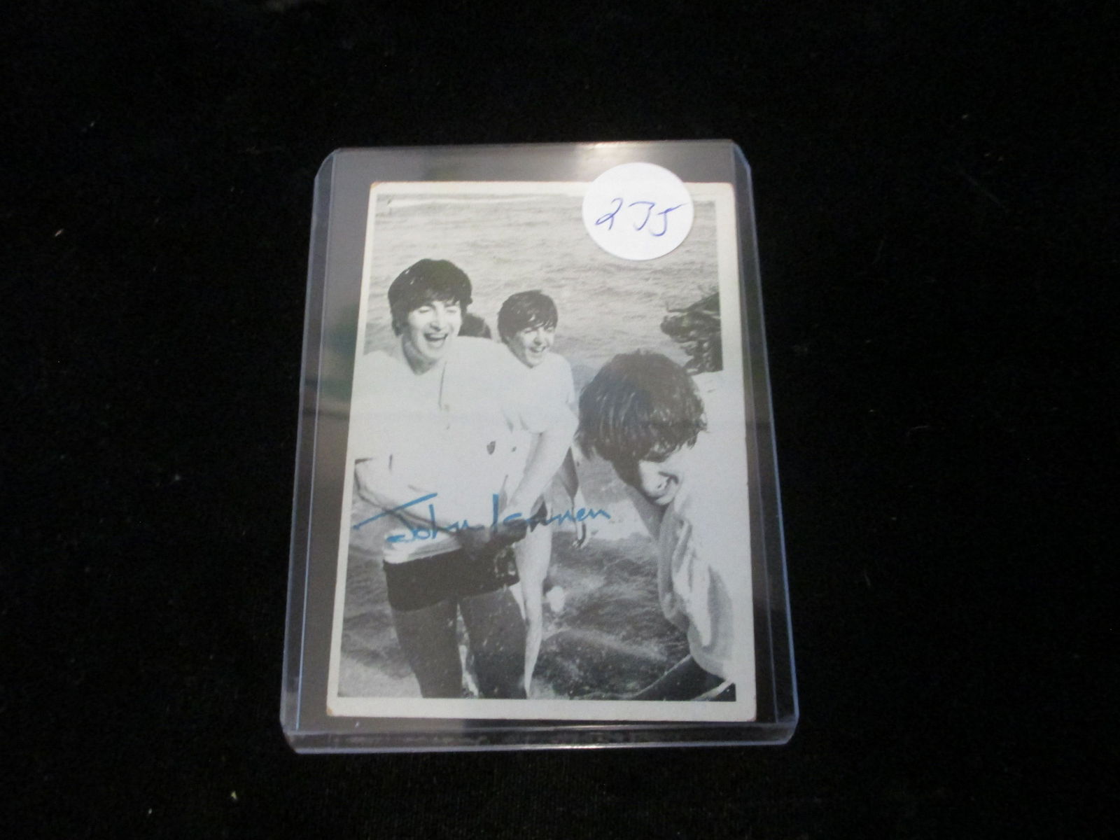 1964 signed beatles card no coa john lennon (1 of 1)