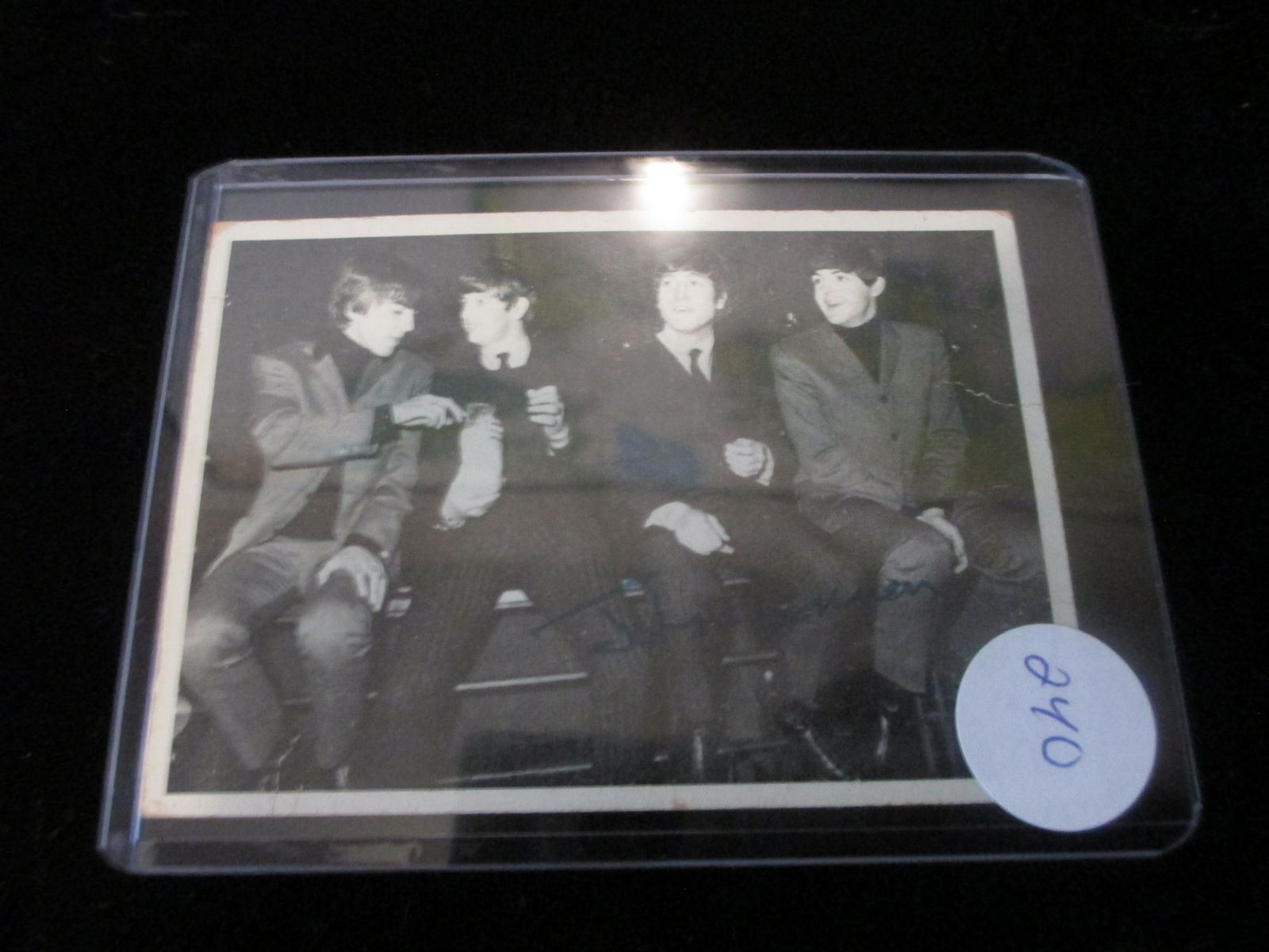 1964 signed beatles card no coa john lennon (1 of 1)