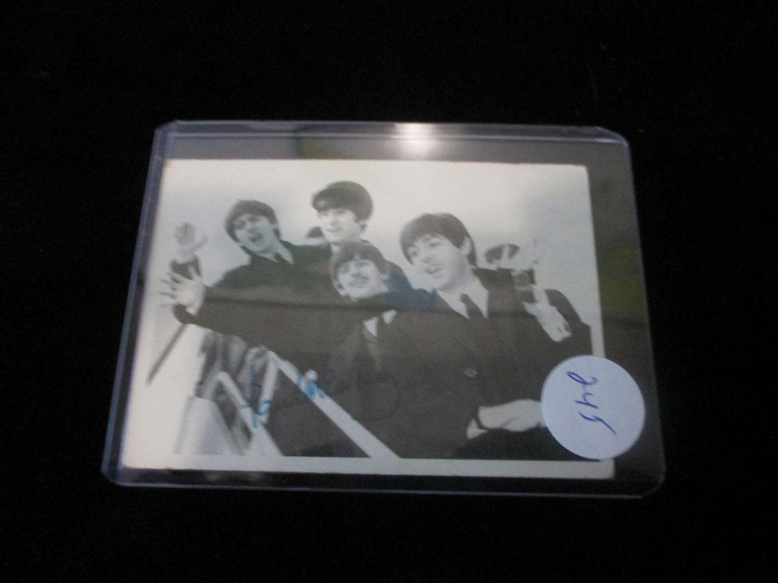 1964 signed beatles card no coa paul mccartney: 3rd series no 140