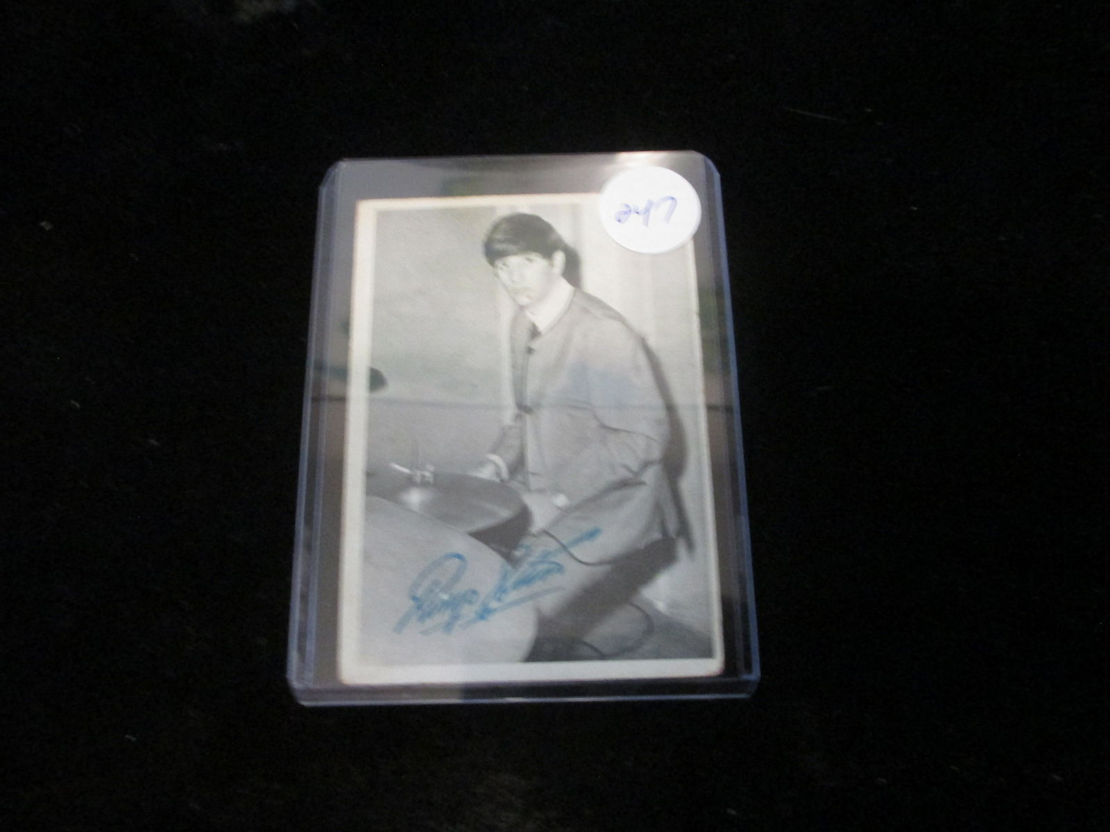1964 signed beatles card no coa ringo starr (1 of 1)