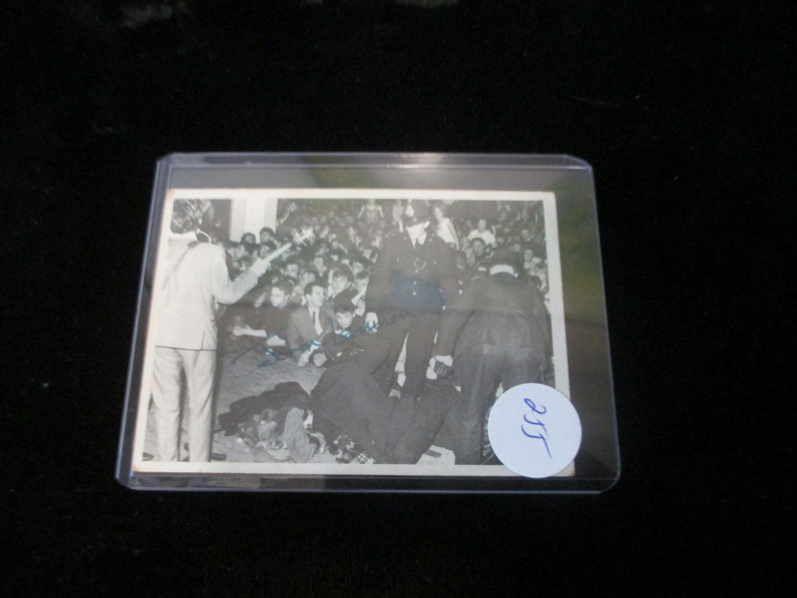 1964 signed beatles card no coa john lennon: 3rd series no 125