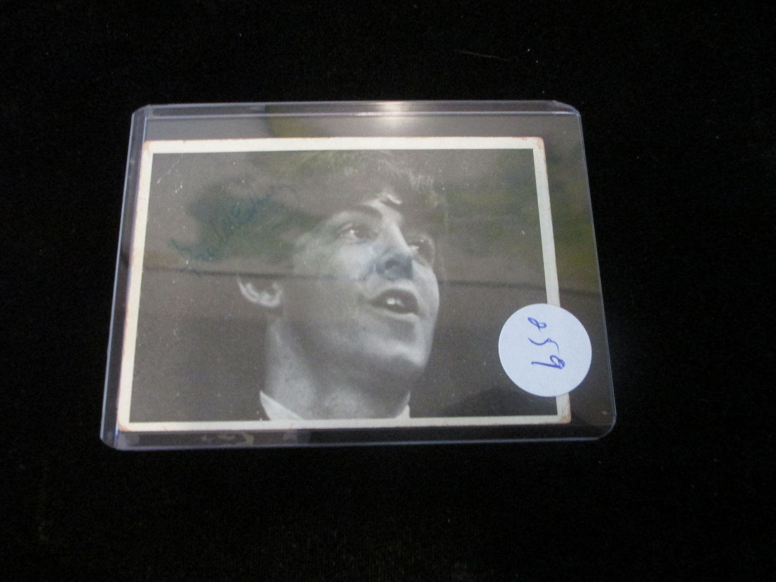 1964 signed beatles card no coa paul mccartney: 3rd series no 119