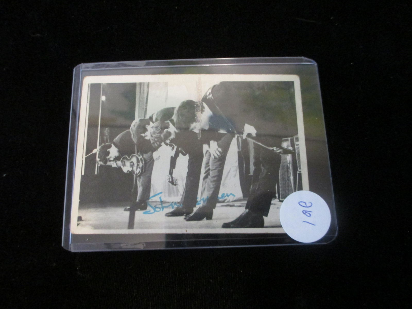 1964 signed beatles card no coa john lennon (1 of 1)