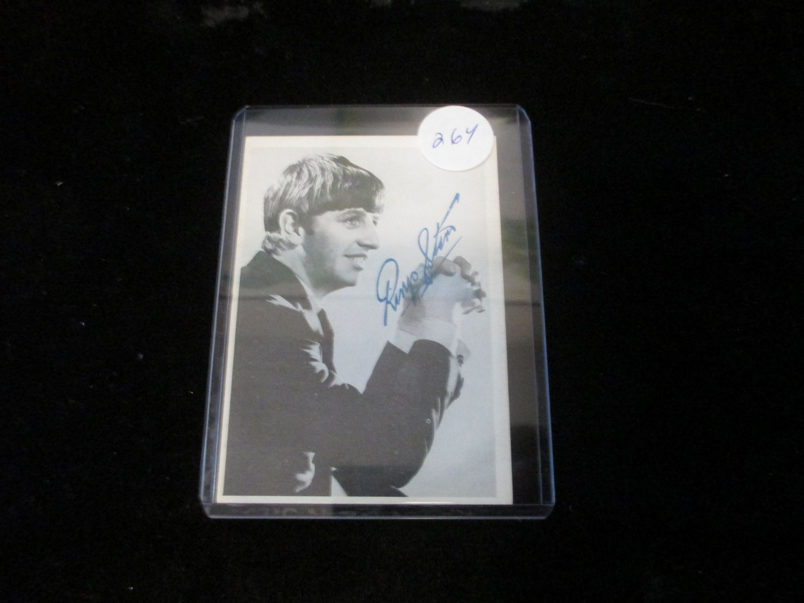 1964 signed beatles card no coa ringo starr (1 of 1)