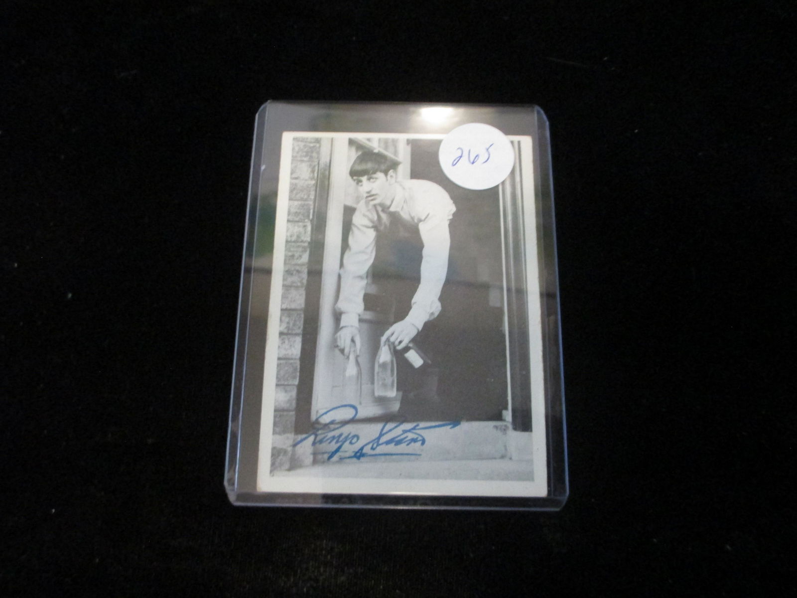 1964 signed beatles card no coa ringo starr (1 of 1)