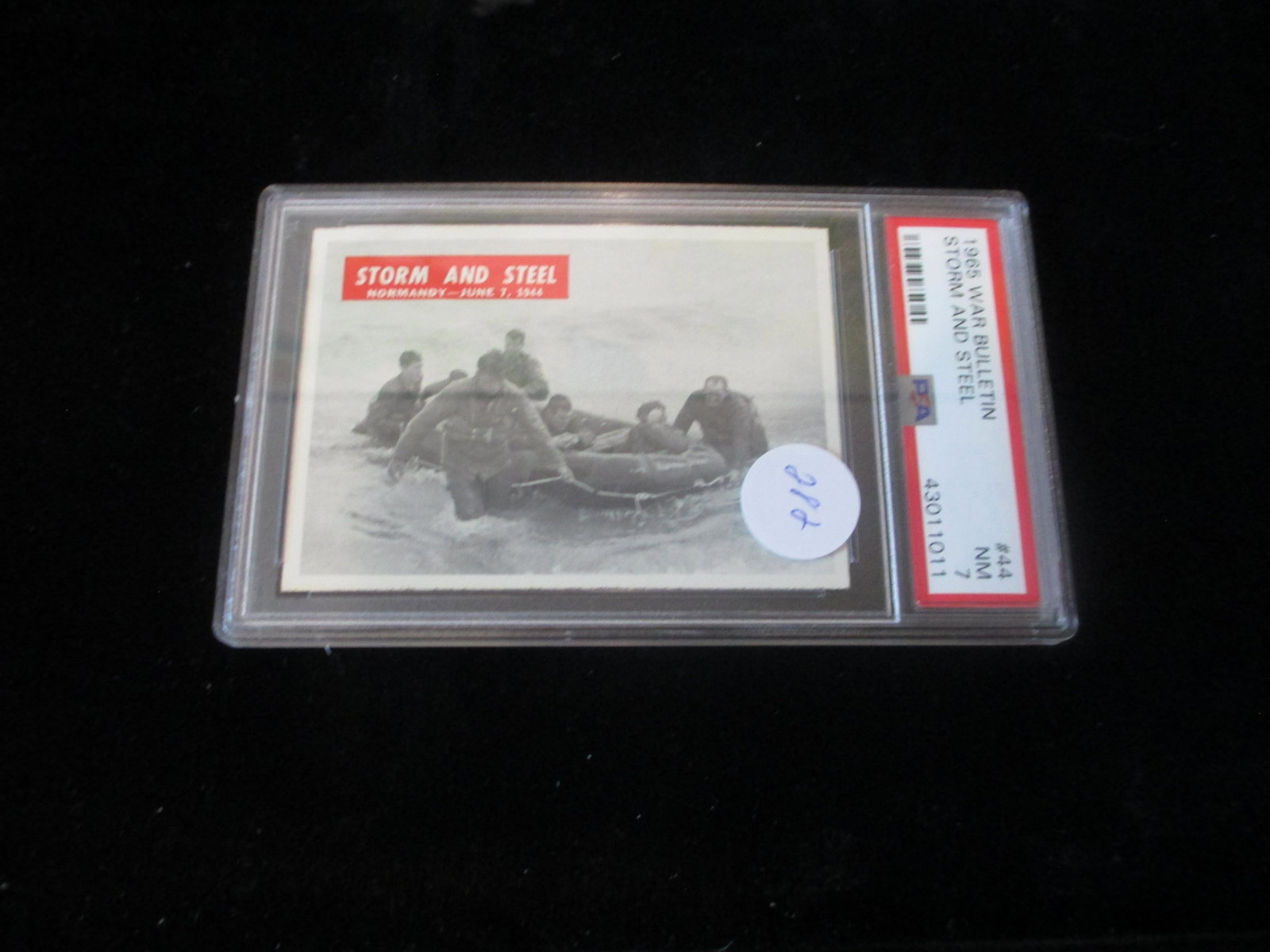 psa graded 1965 storm of steal mint 7: graded card lot
