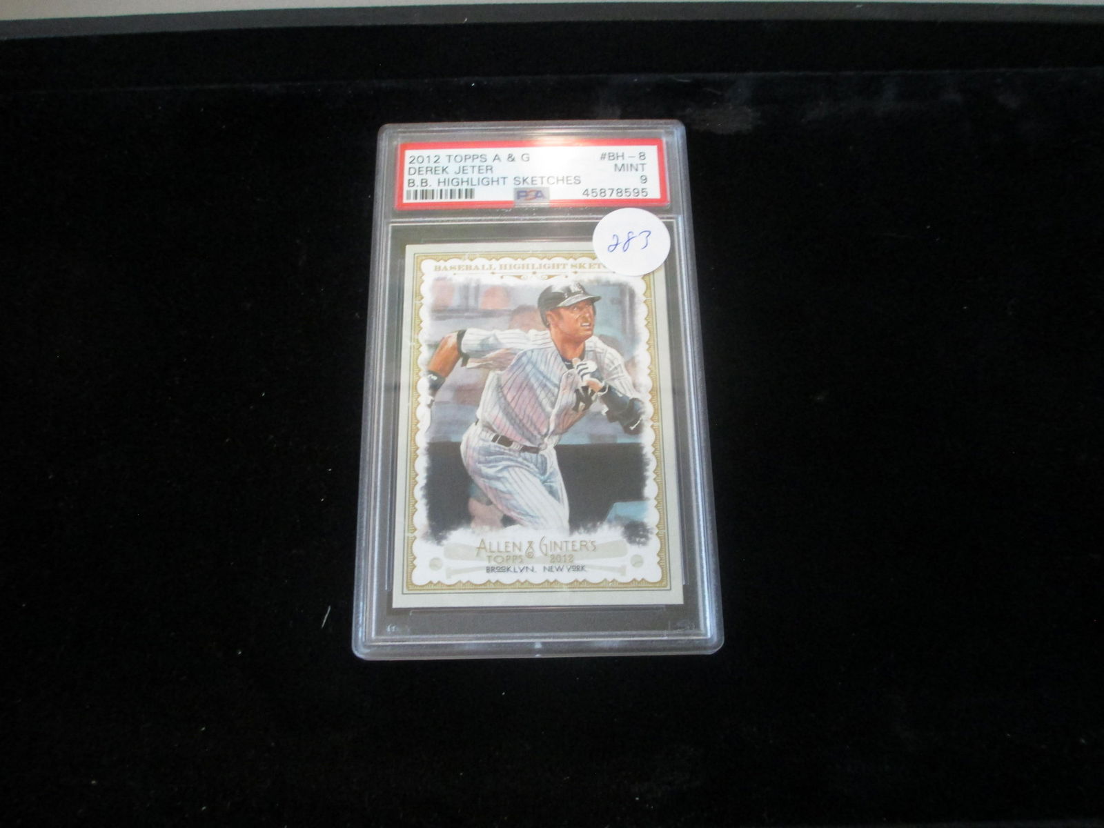psa graded 2012 derek jeter mint 9 (1 of 1)