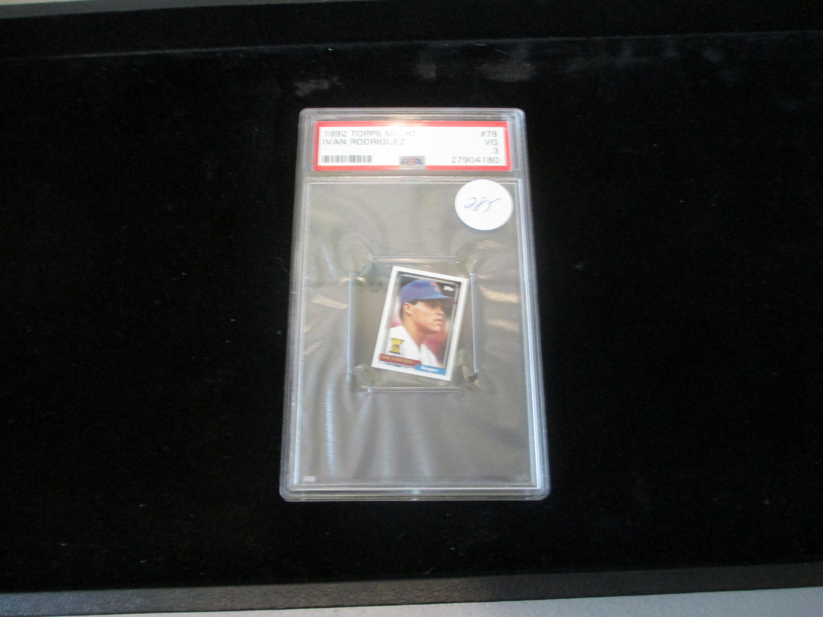 psa graded 1992 ivan rodriguez mint 3 (1 of 1)