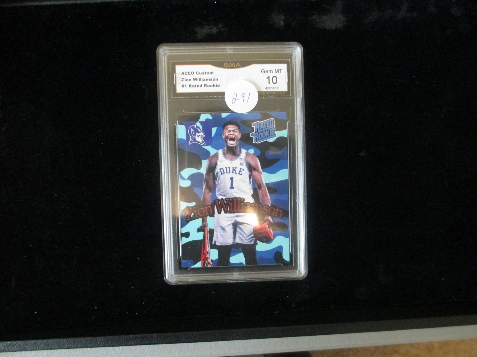 gma graded zion williams rookie card mint 10 (1 of 1)