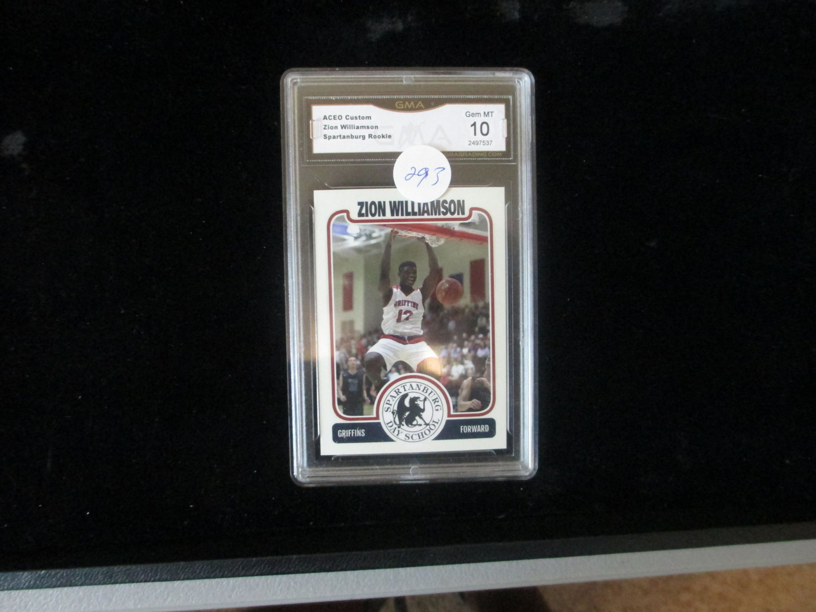 gma graded zion williamson rookie card mint 10 (1 of 1)