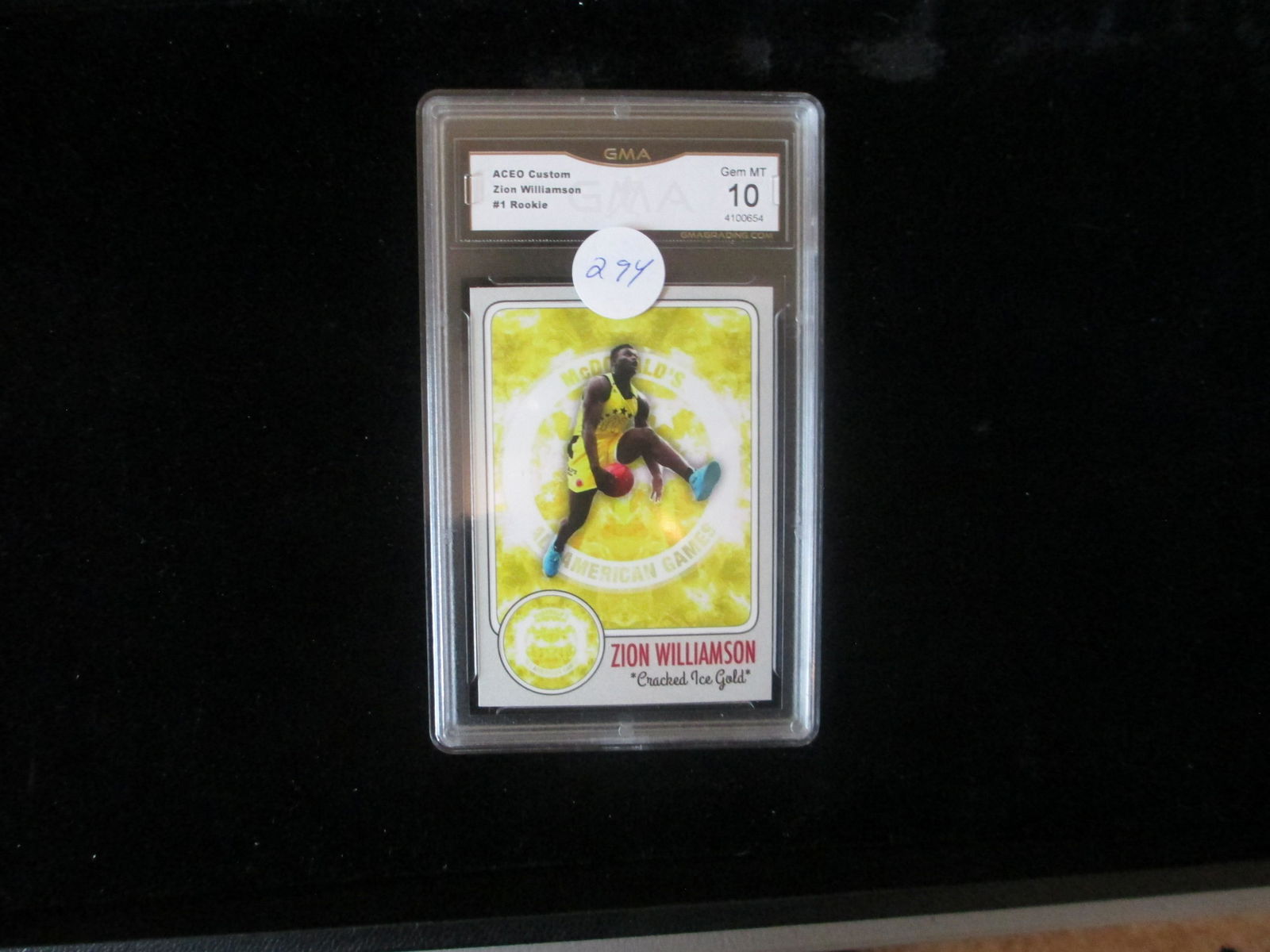 gma graded zion williamson rookie card mint 10 (1 of 1)