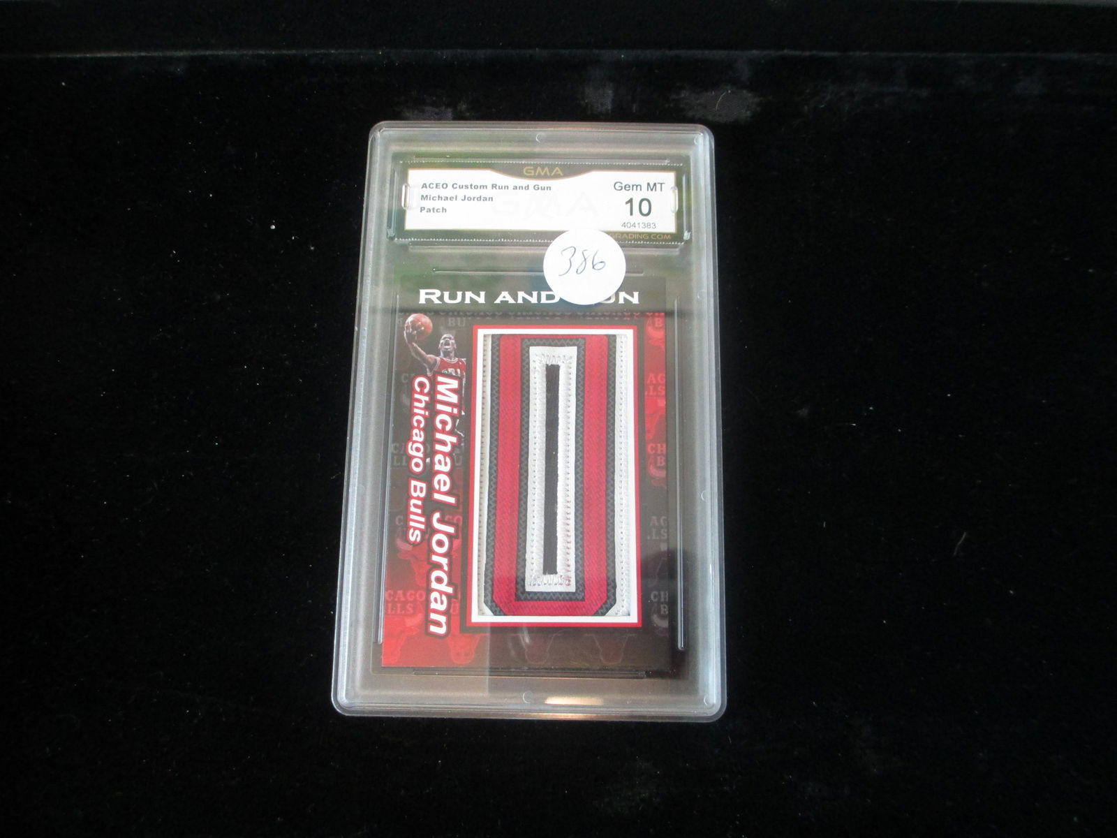 gma graded michael jordan patch card mint 10 (1 of 1)